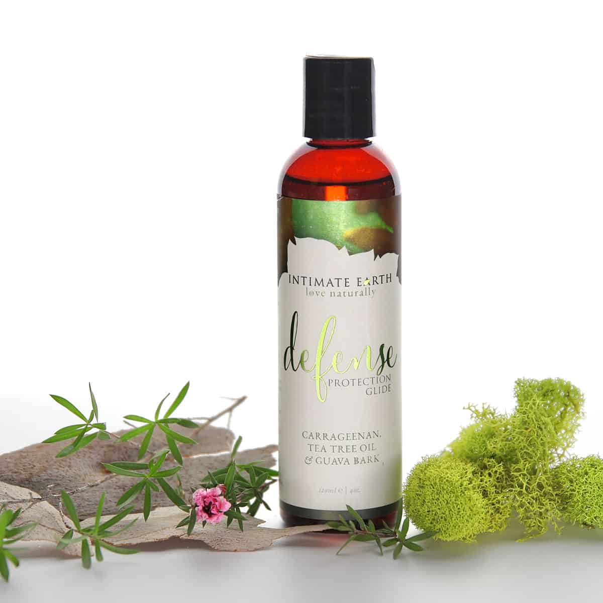 A top choice for Vegans, Intimate Earth Defense Protection Glide 4oz personal vegan lubricant by Intimate Earth is for sale at herVibrators.com.