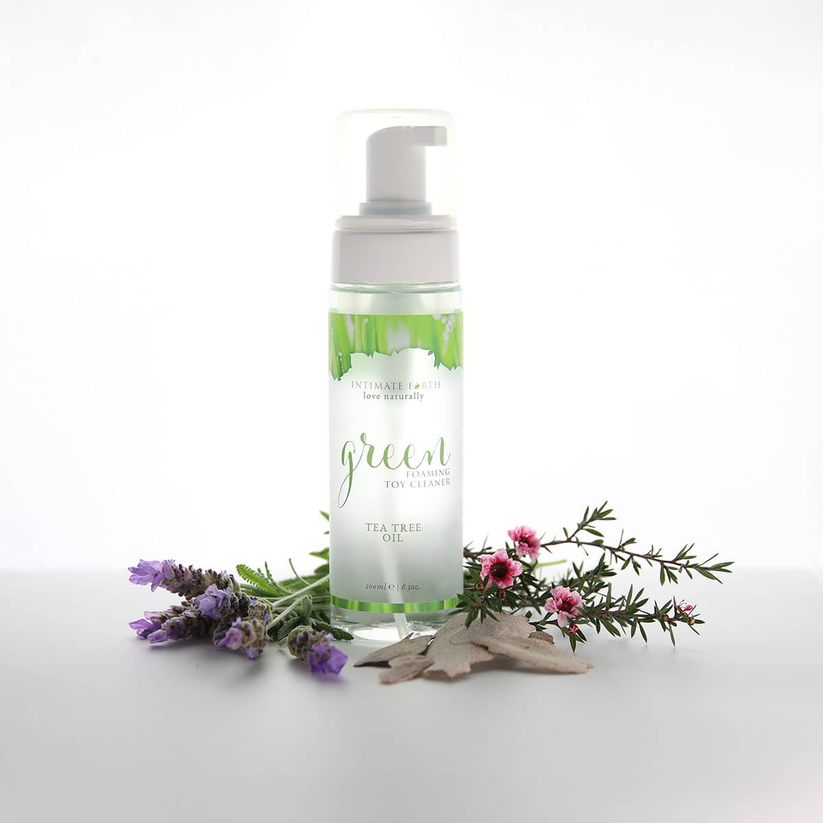 Best Intimate Earth Green Foaming Toy Cleaner 200ml sex toy cleaners by Intimate Earth