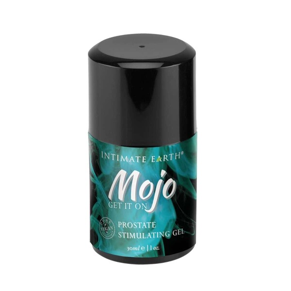 A top choice for Vegans, MOJO Prostate Stimulating Gel 1oz/30ml personal vegan lubricant by Intimate Earth is for sale at herVibrators.com.