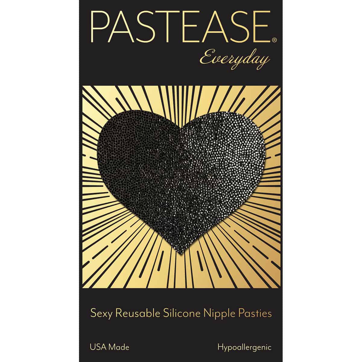 Wearing Pastease Everyday Hearts Black nipples covers by Pastease can be fun and sexy!