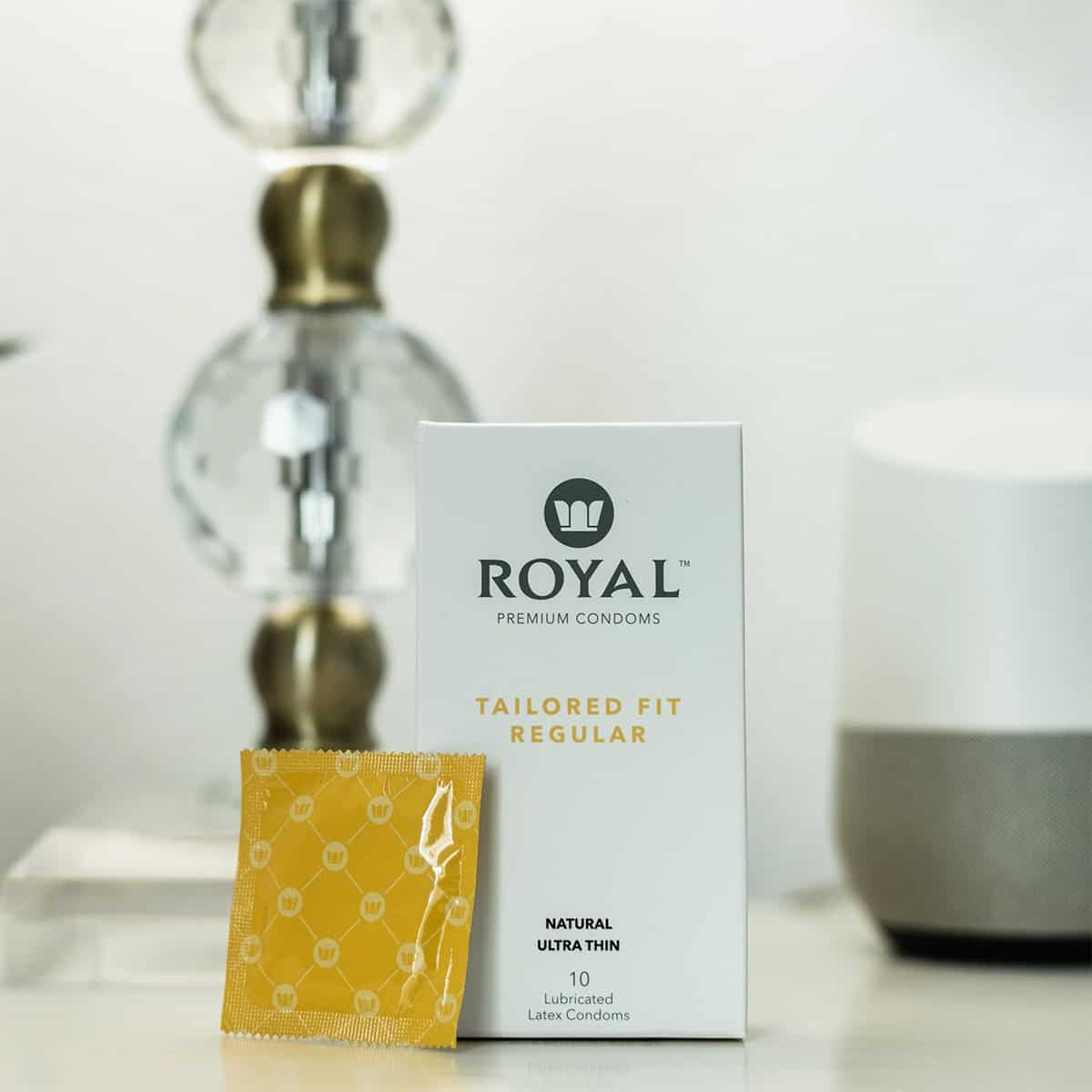 Best Royal Intimacy Tailored Fit Vegan Condoms 10pk her care Royal Intimacy condoms on sale at herVibrators.com.