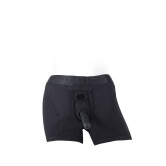 Best SpareParts Tomboii Black/Black Rayon - 2X dildo panties made by SpareParts HardWear on sale at herVibrators.com