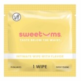 Sweetums Intimate Wipes Pina Colada Flavor intimate cleansers and personal cleansing care by Sweetums.