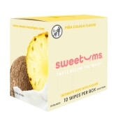 Sweetums Intimate Wipes Pina Colada Flavor intimate cleansers and personal cleansing care by Sweetums.