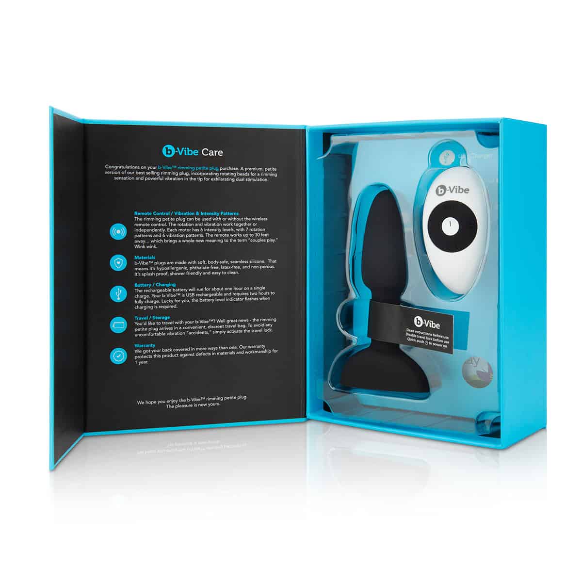Buy a B-Vibe Rimming Petite Plug   Black vibrator.