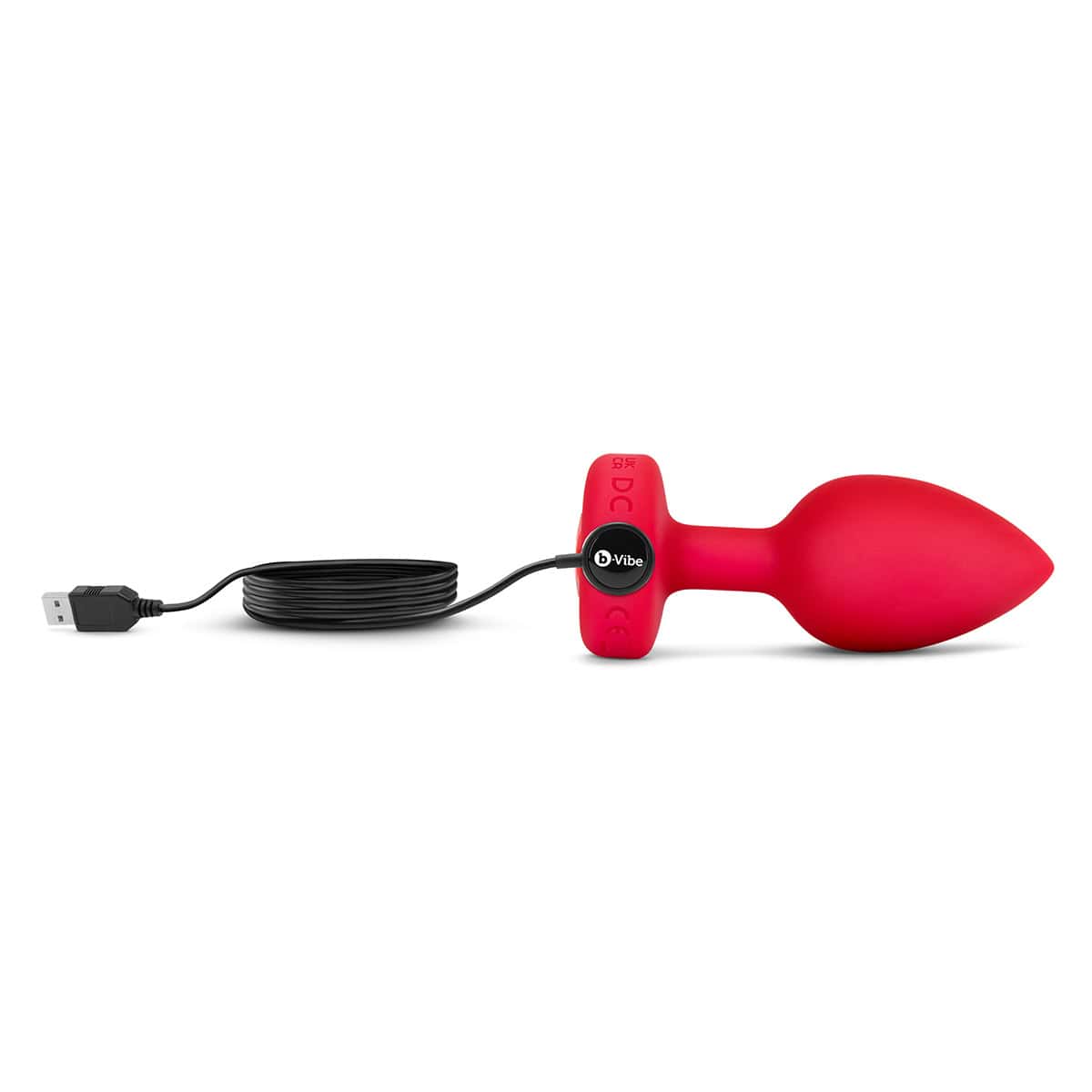 Buy a B-Vibe Vibrating Heart Plug Medium-Large  Scarlet Ruby vibrator.