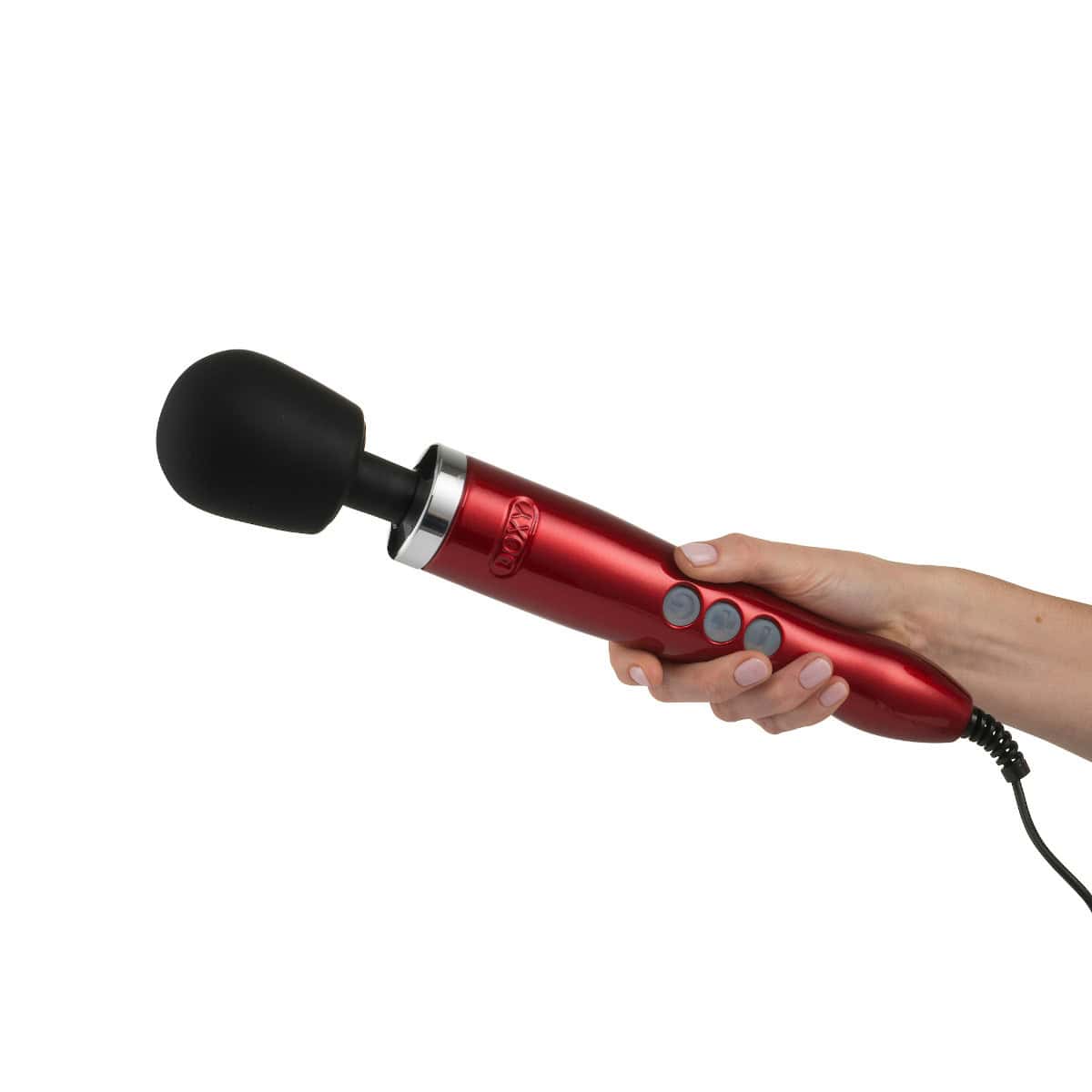 Buy a Doxy Die Cast Massager  Candy Red vibrator.