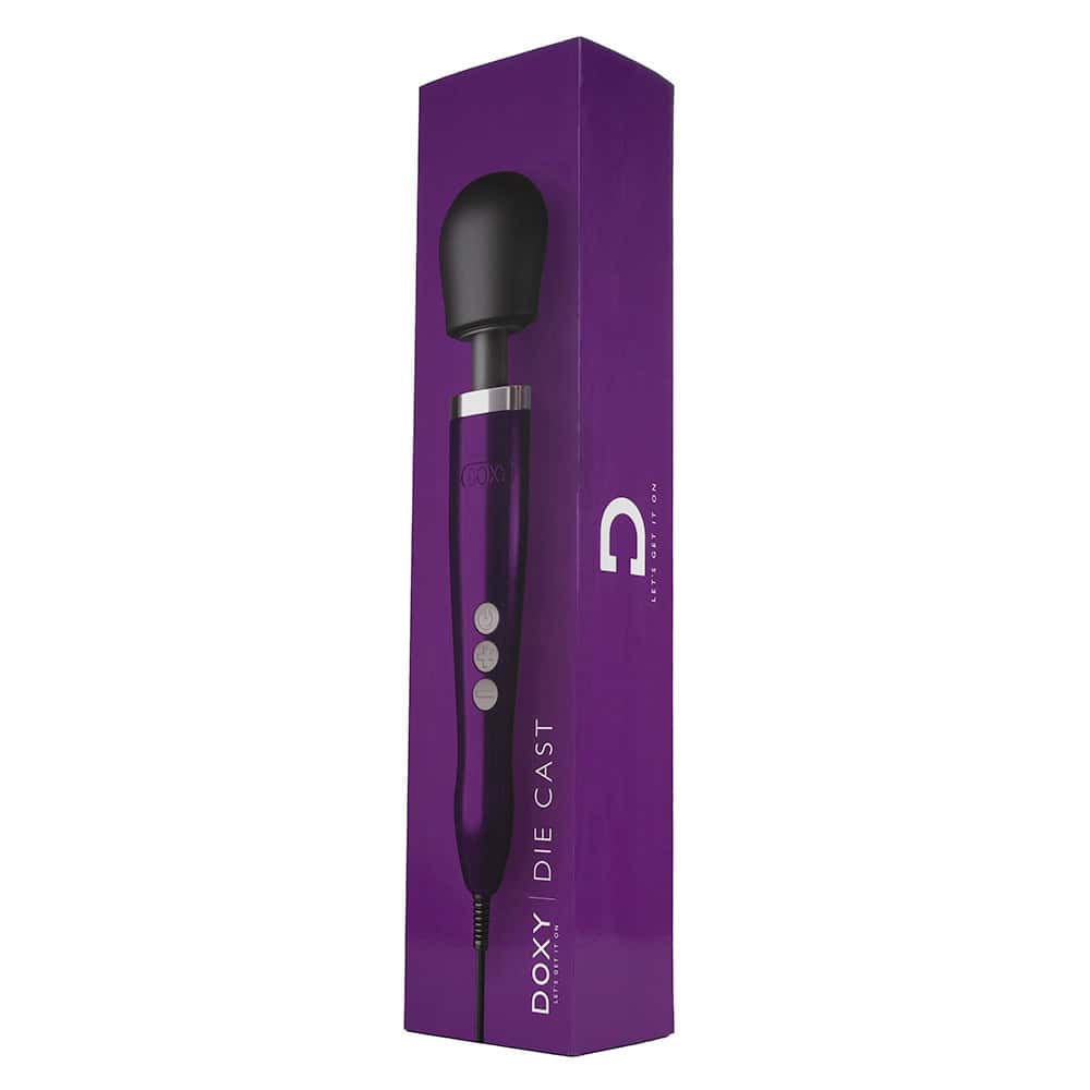 Buy a Doxy Die Cast Massager  Purple vibrator.