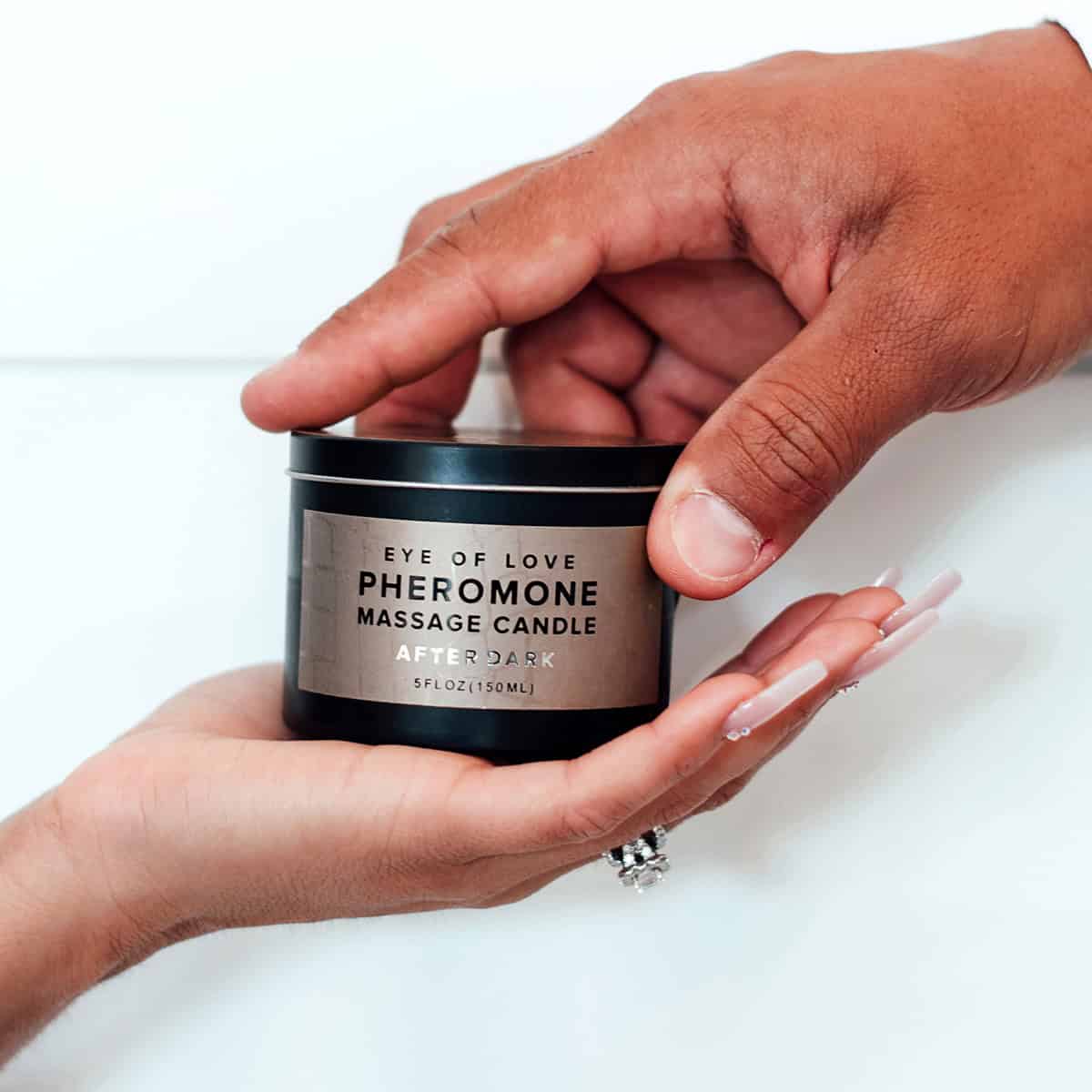 Buy Eye of Love Pheromone Massage Candle 150ml  After Dark  F to M  for her or him.