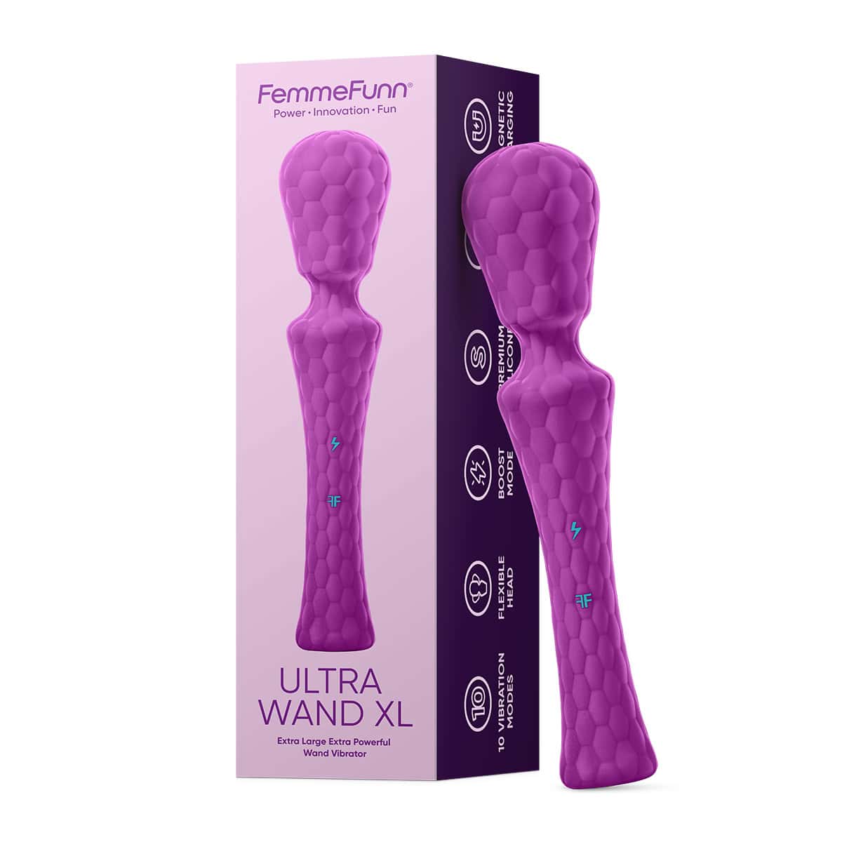 Buy a Femme Funn Ultra Wand XL  Purple vibrator.