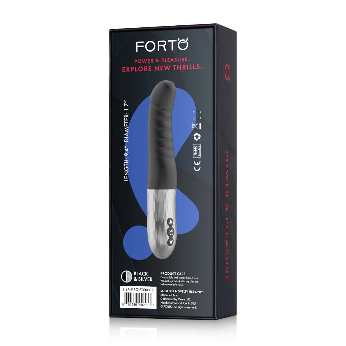 Buy a FORTO Thruster  Black vibrator.
