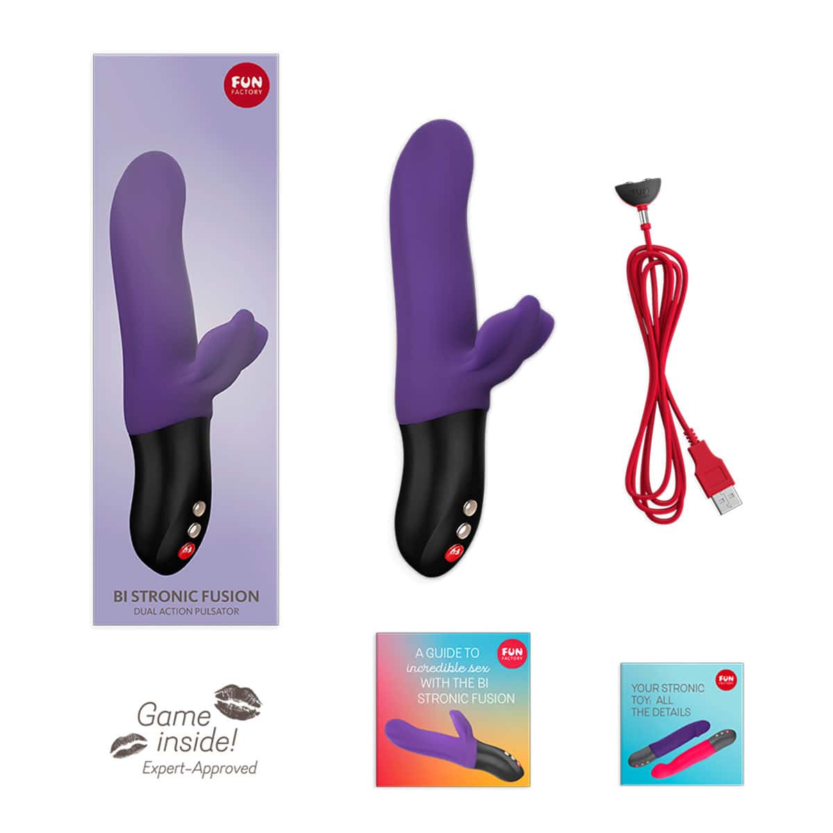 Buy a Fun Factory Bi Stronic Fusion   Violet vibrator.