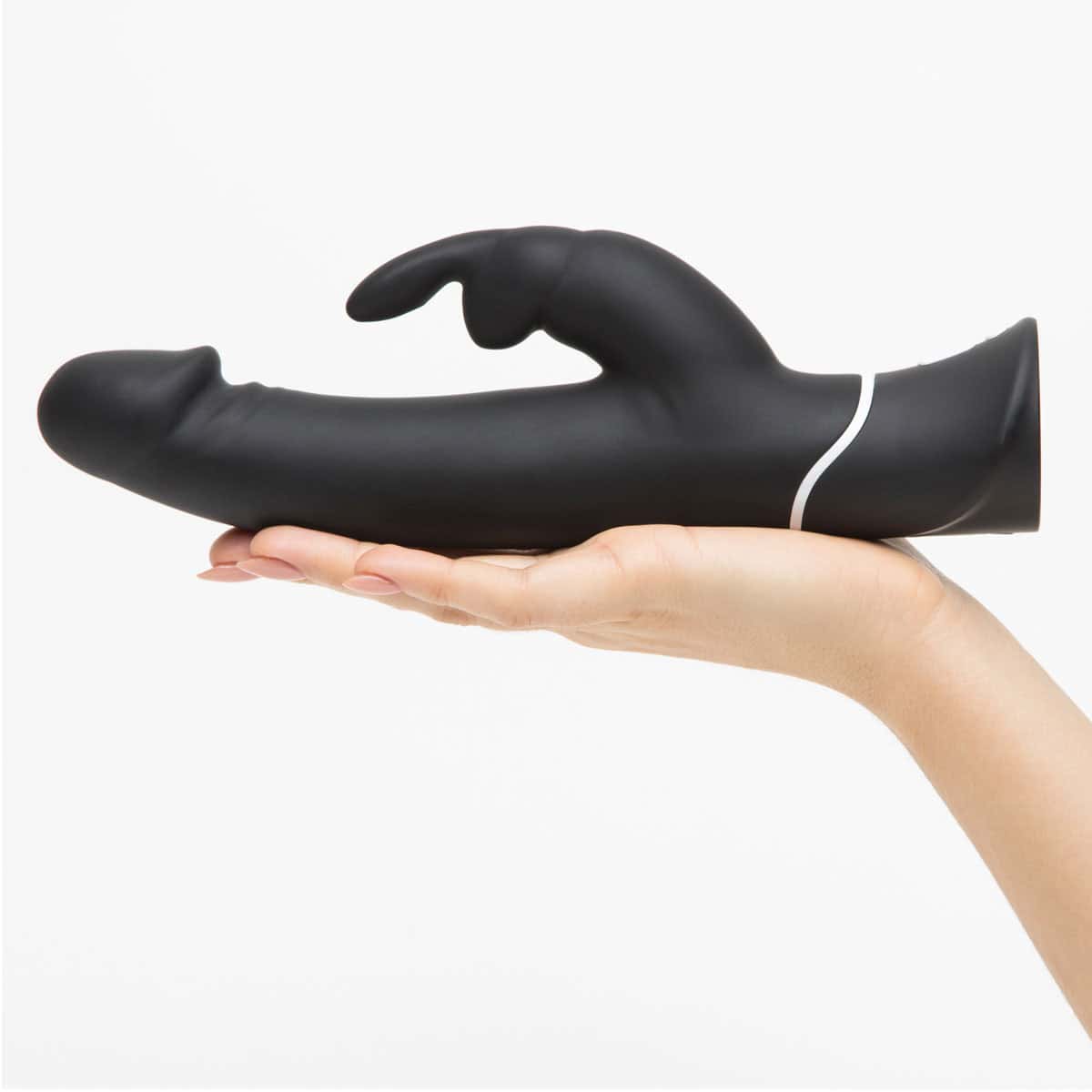 Buy a Happy Rabbit Classic Realistic  Black vibrator.