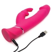 Buy a Happy Rabbit Realistic Pink Dual Density Rabbit Vibe vibrator.