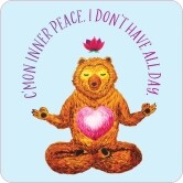 Buy  Inner F*cking Peace Cards  Set of 60  book for her.