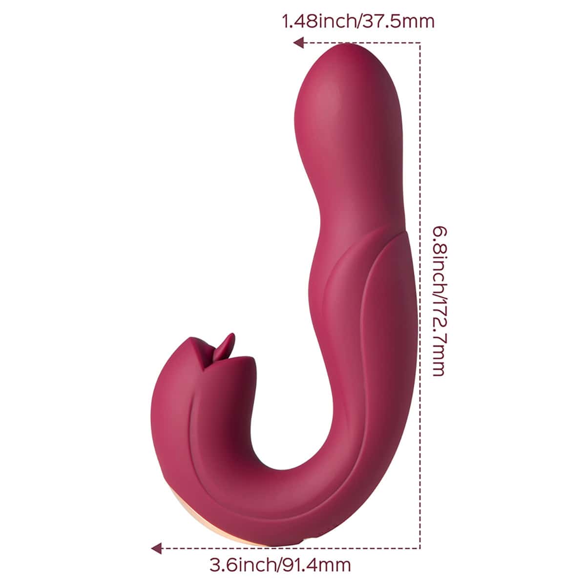 Buy a Joi Rotating Head G-Spot Vibrator  Maroon vibrator.