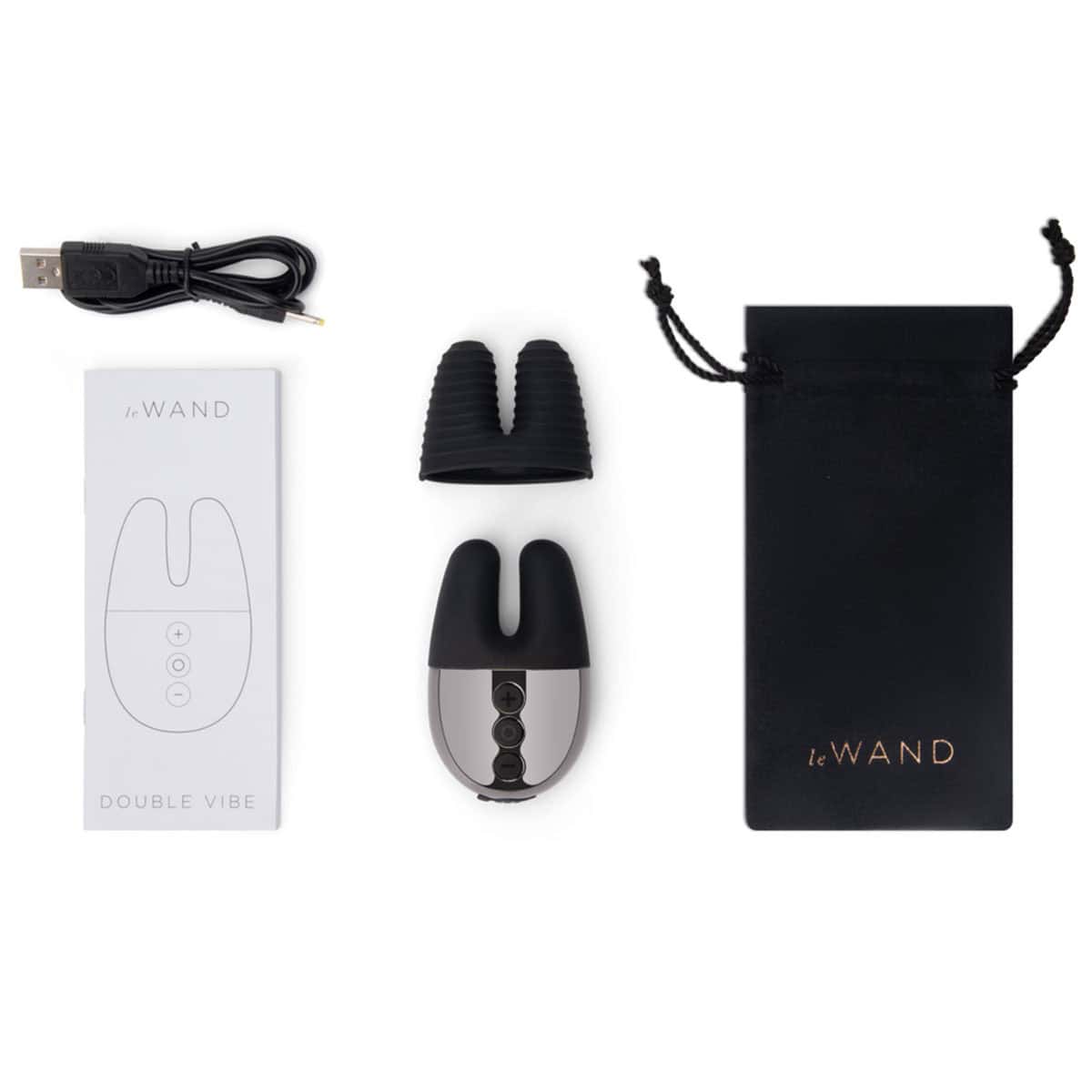 Buy a Le Wand Chrome Double Vibe  Black vibrator.