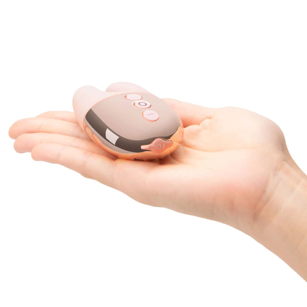 Buy a Le Wand Chrome Double Vibe  Rose Gold vibrator.