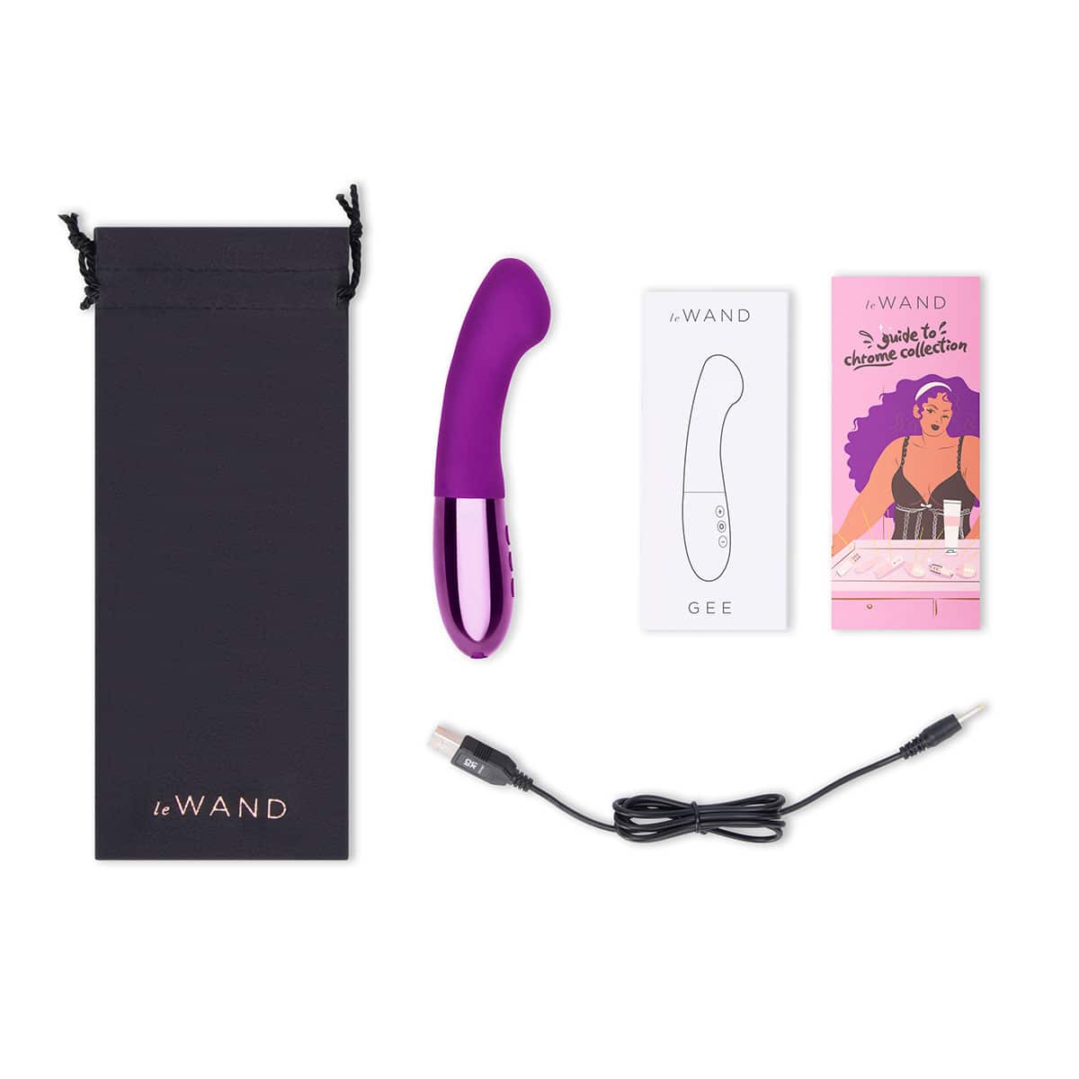 Buy a Le Wand Gee  Dark Cherry vibrator.