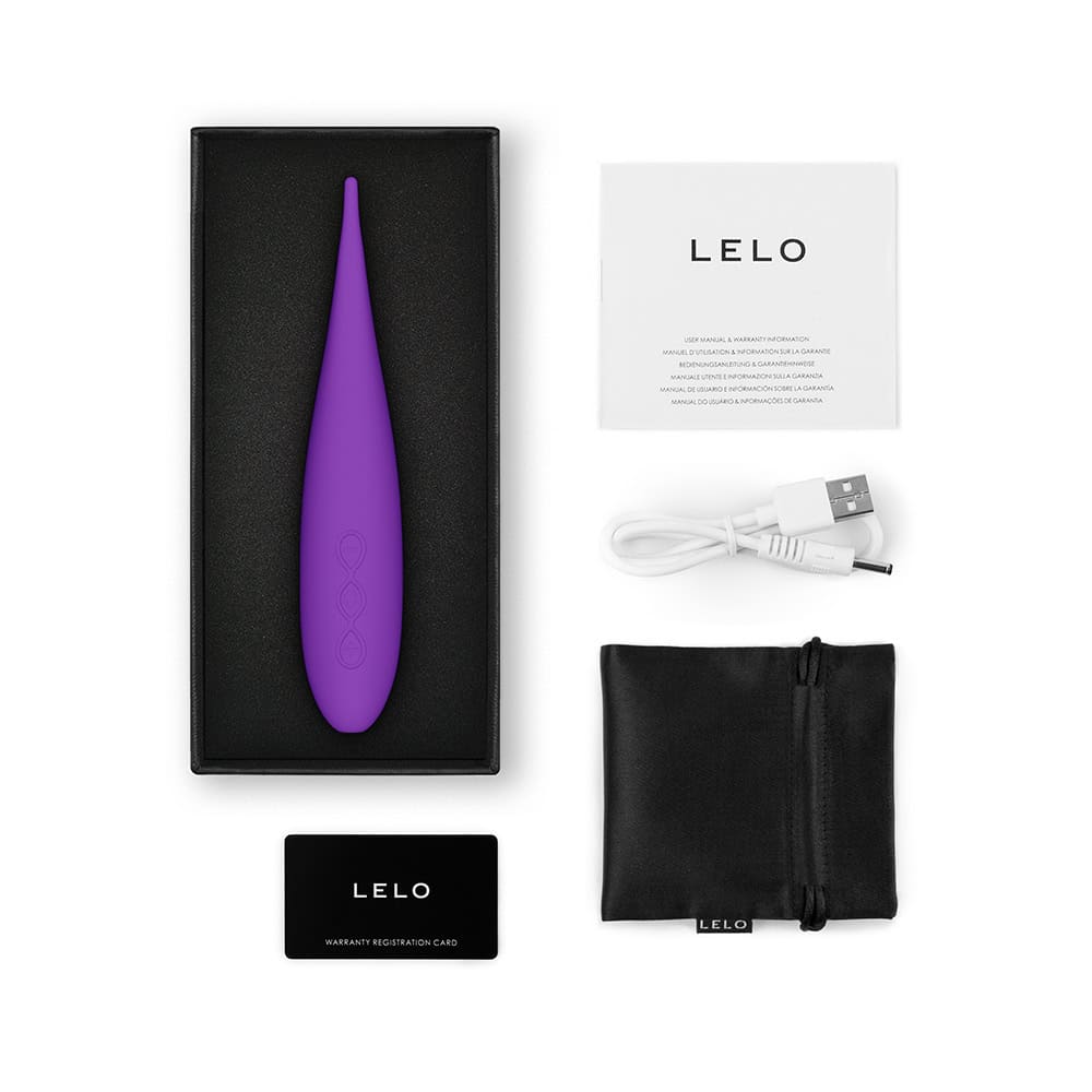 Buy a LELO DOT Travel Clitoral Pinpoint Vibrator Purple vibrator.
