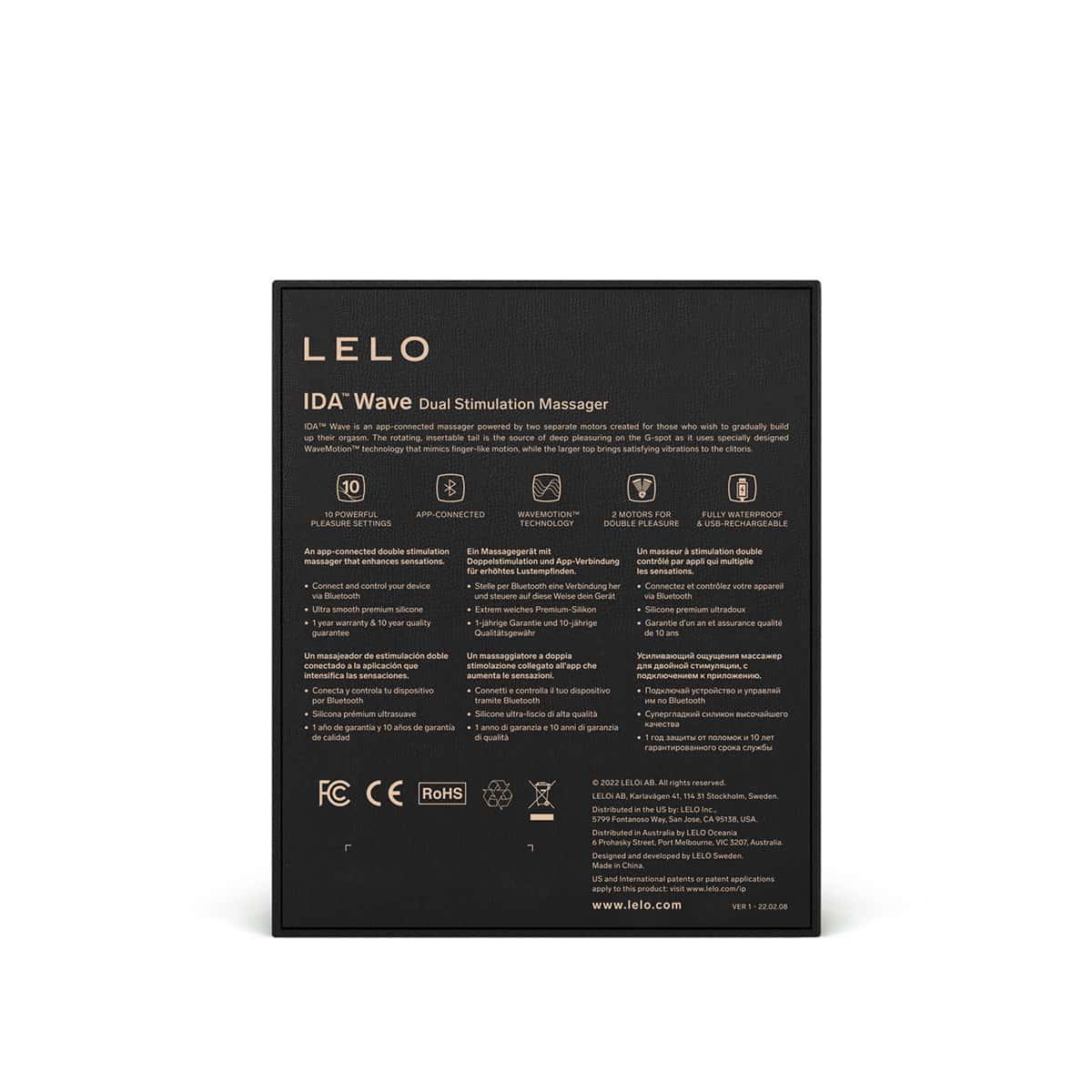 Buy a LELO Ida Wave  Coral Red vibrator.