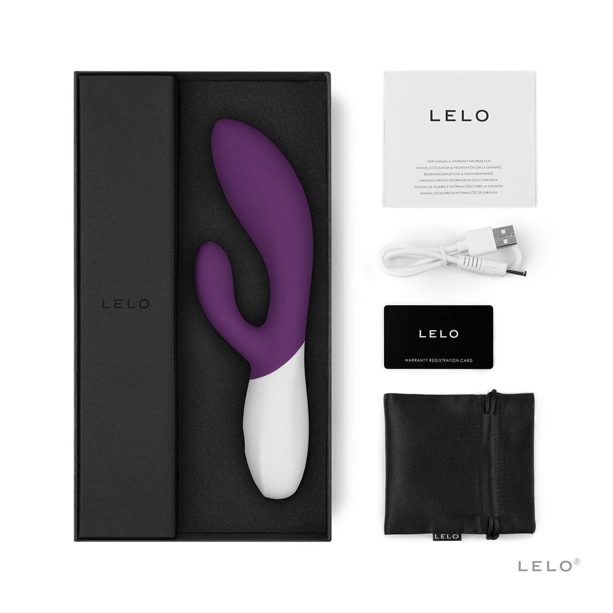 Buy a LELO Ina Wave 2  Plum vibrator.