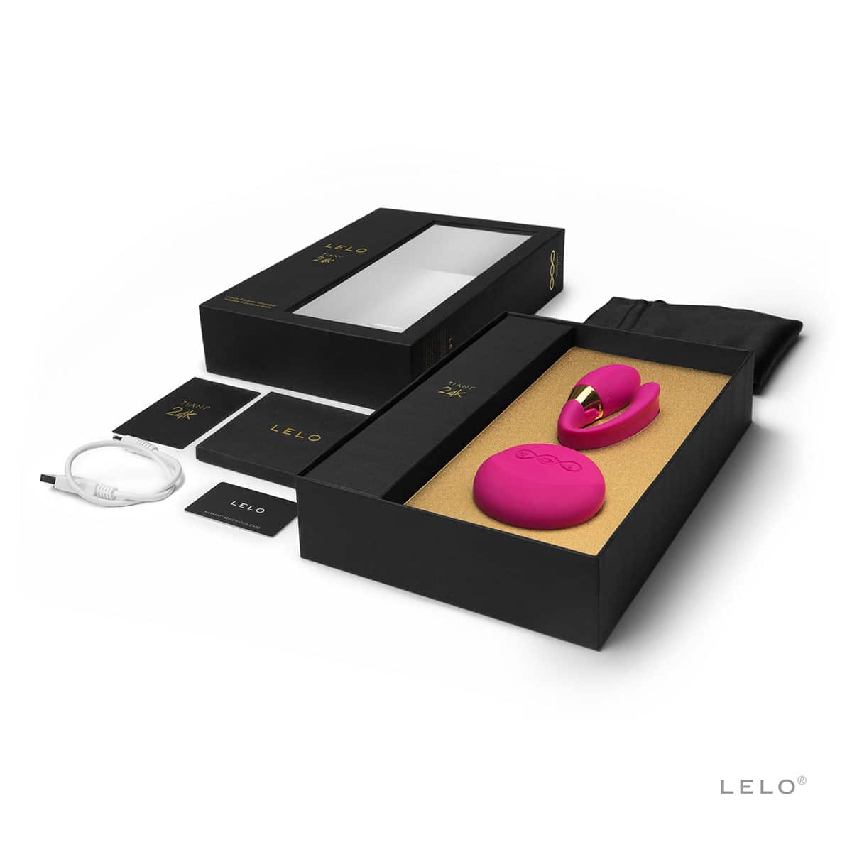 Buy a LELO Tiani 24K  Hot Cerise vibrator.