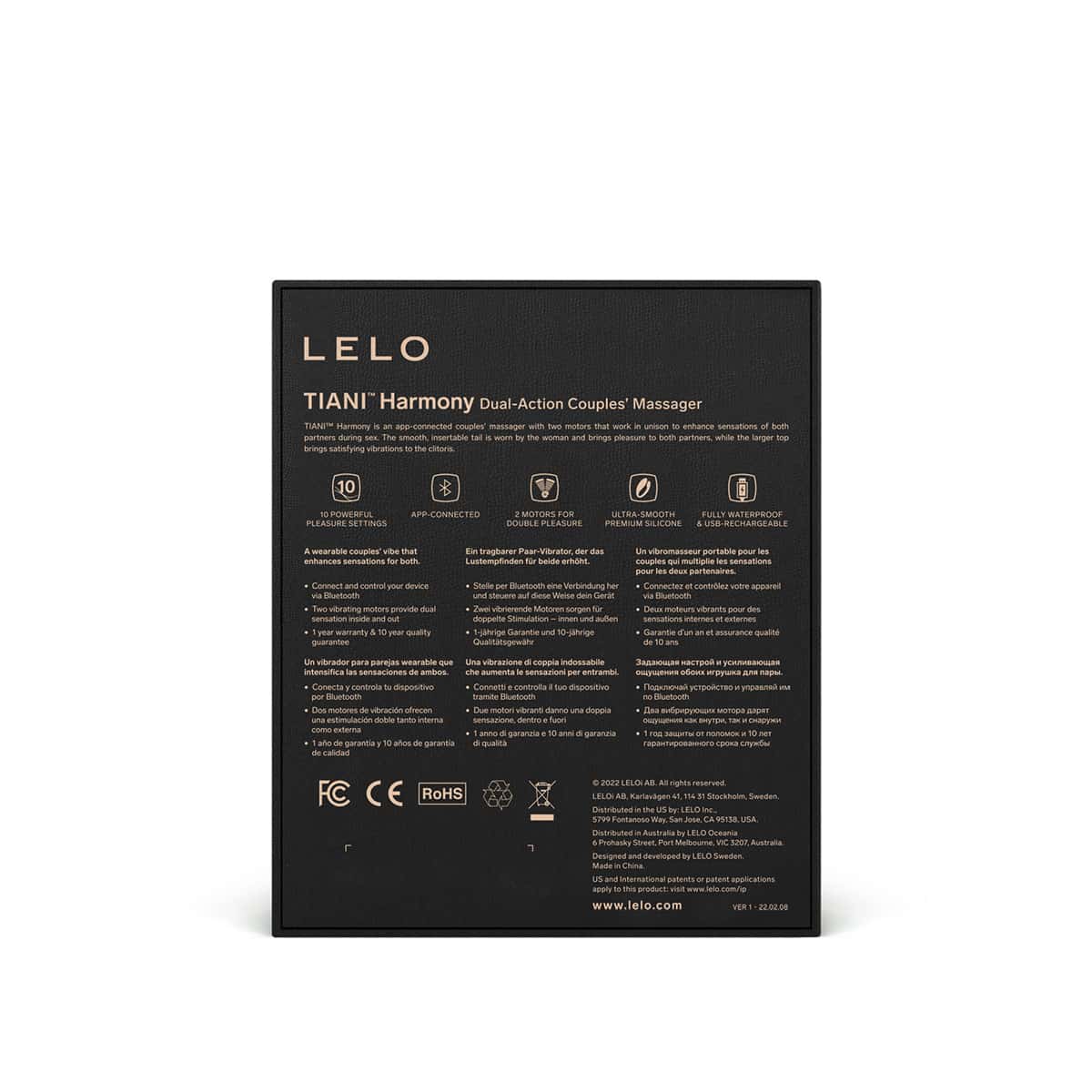 Buy a LELO Tiani Harmony  Black vibrator.