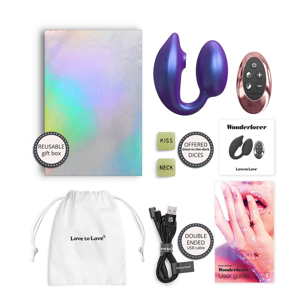 Buy a Love to Love Wonderlover w/Remote Iridescent Night vibrator.