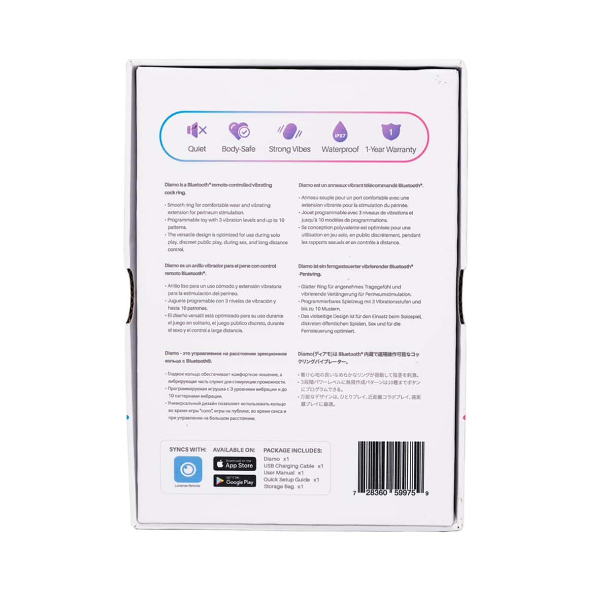 Buy a Lovense Diamo Vibrating Cock Ring vibrator.