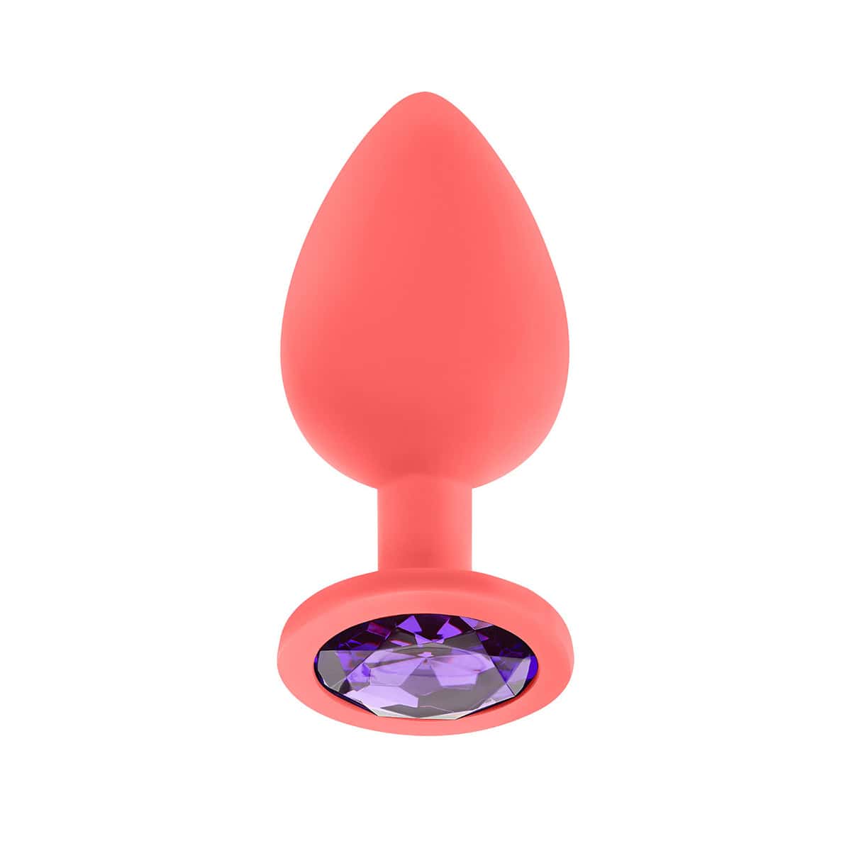 Buy a Luv Inc Jeweled Plug Large  Coral vibrator.