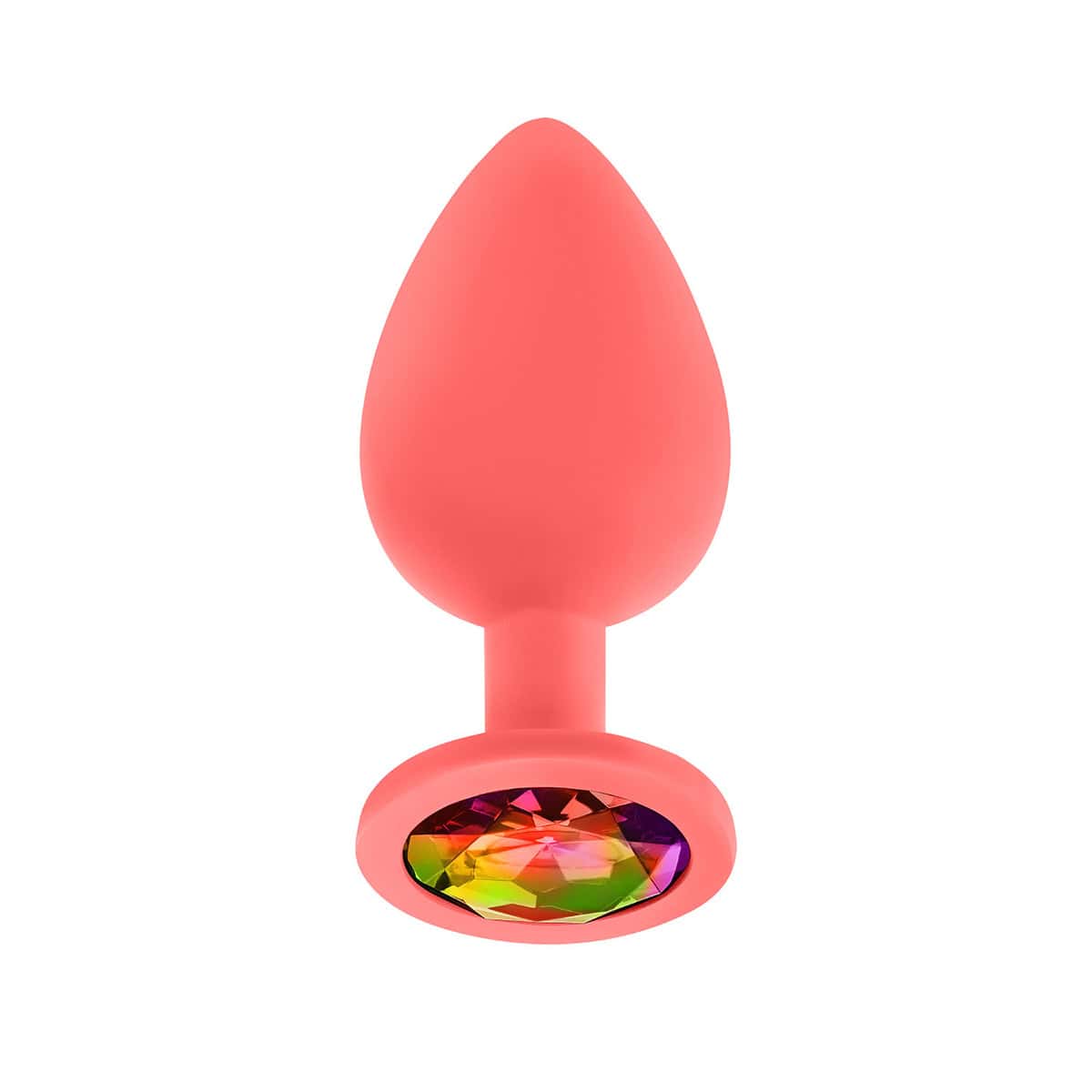 Buy a Luv Inc Jeweled Plug Large  Coral vibrator.