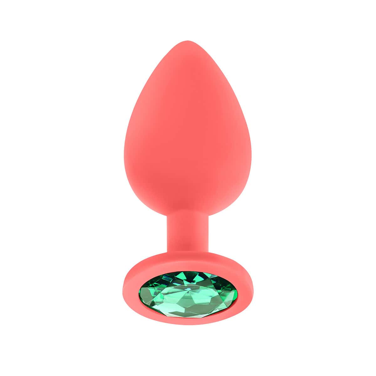 Buy a Luv Inc Jeweled Plug Large  Coral vibrator.