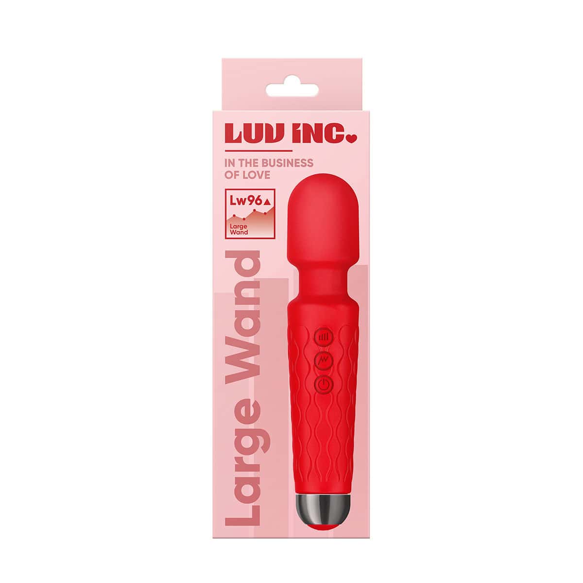 Buy a Luv Inc Large Wand  Red vibrator.
