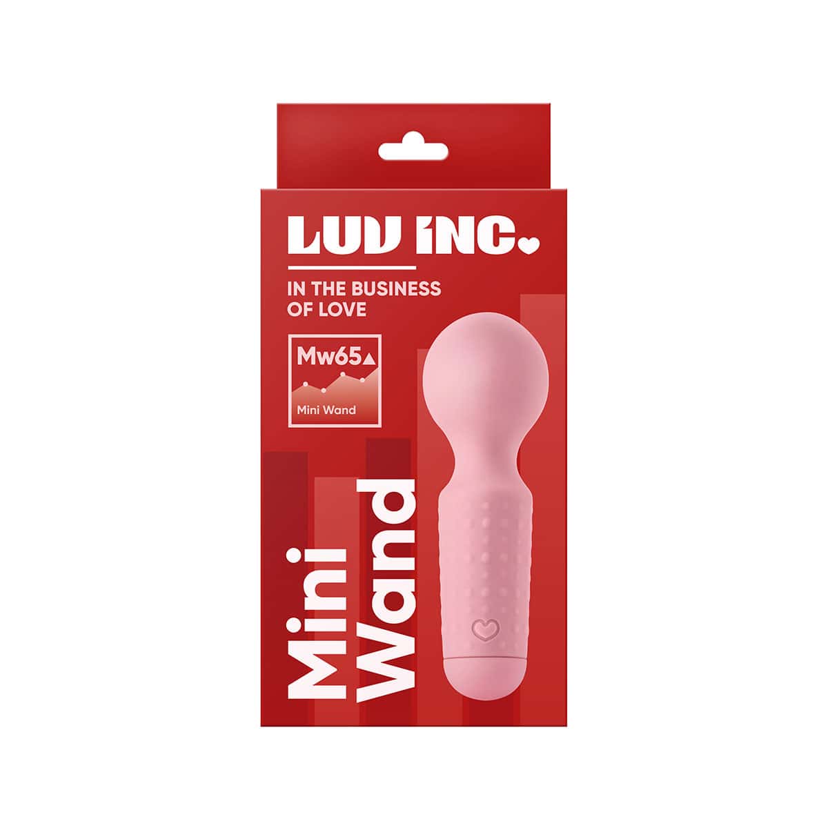 Buy a Luv Inc Mini Wand  Light Pink vibrator.