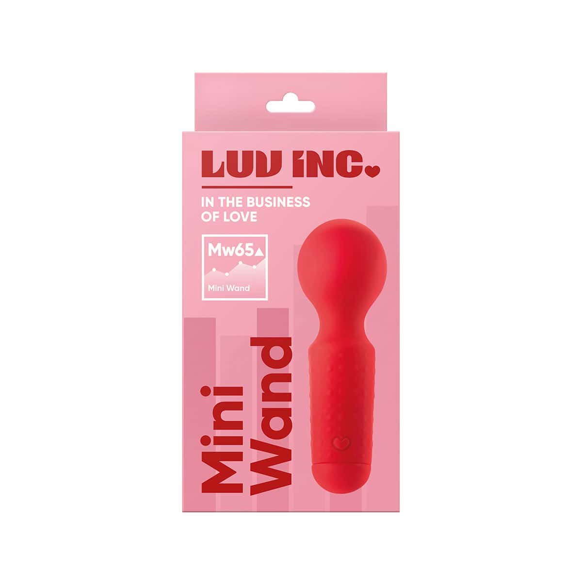 Buy a Luv Inc Mini Wand  Red vibrator.