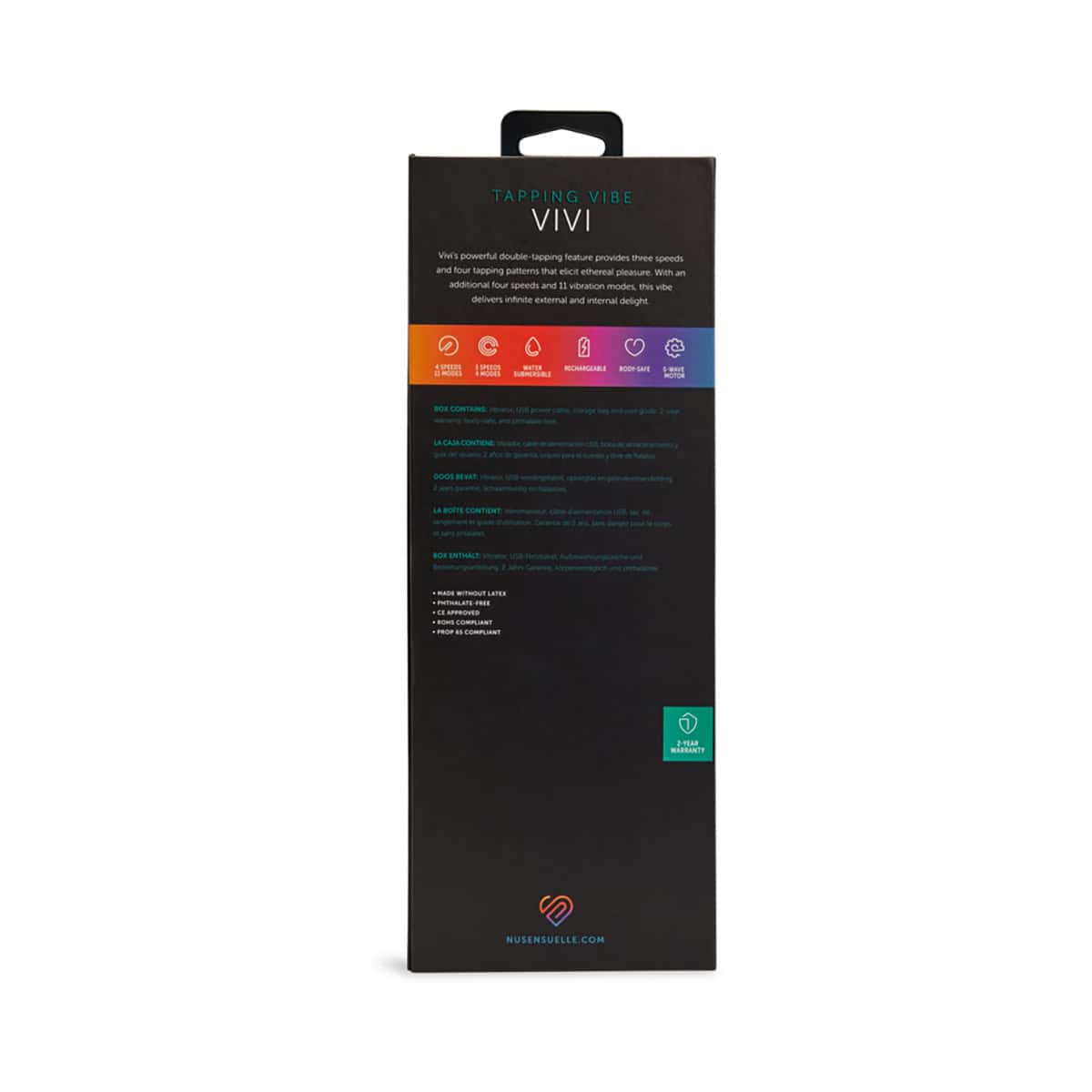 Buy a Nu Sensuelle Vivi Double Tapping Vibe Deep Purple vibrator.