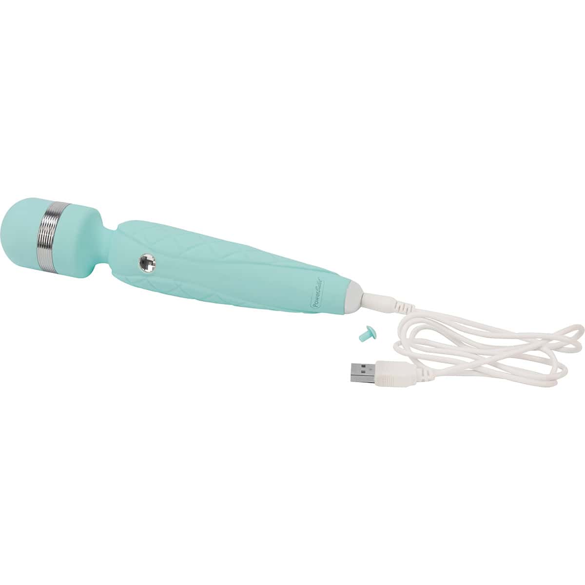Buy a Pillow Talk Cheeky Wand Teal vibrator.