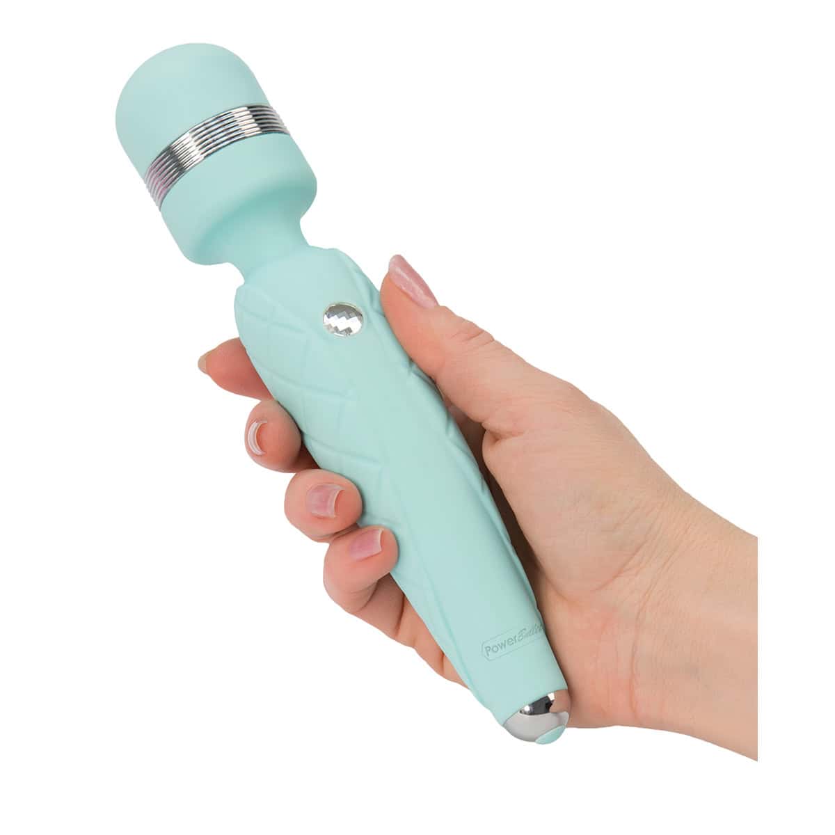 Buy a Pillow Talk Cheeky Wand Teal vibrator.