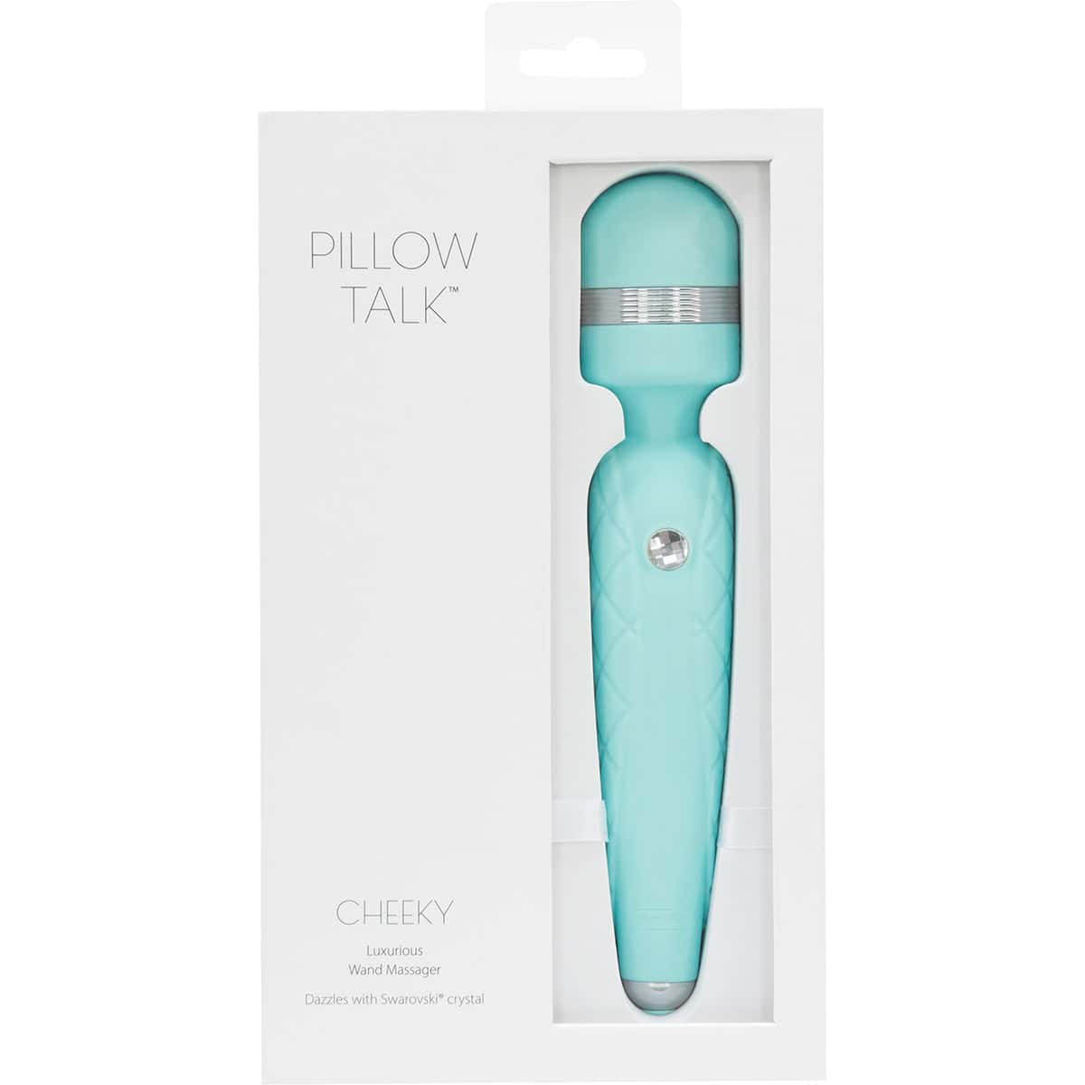Buy a Pillow Talk Cheeky Wand Teal vibrator.