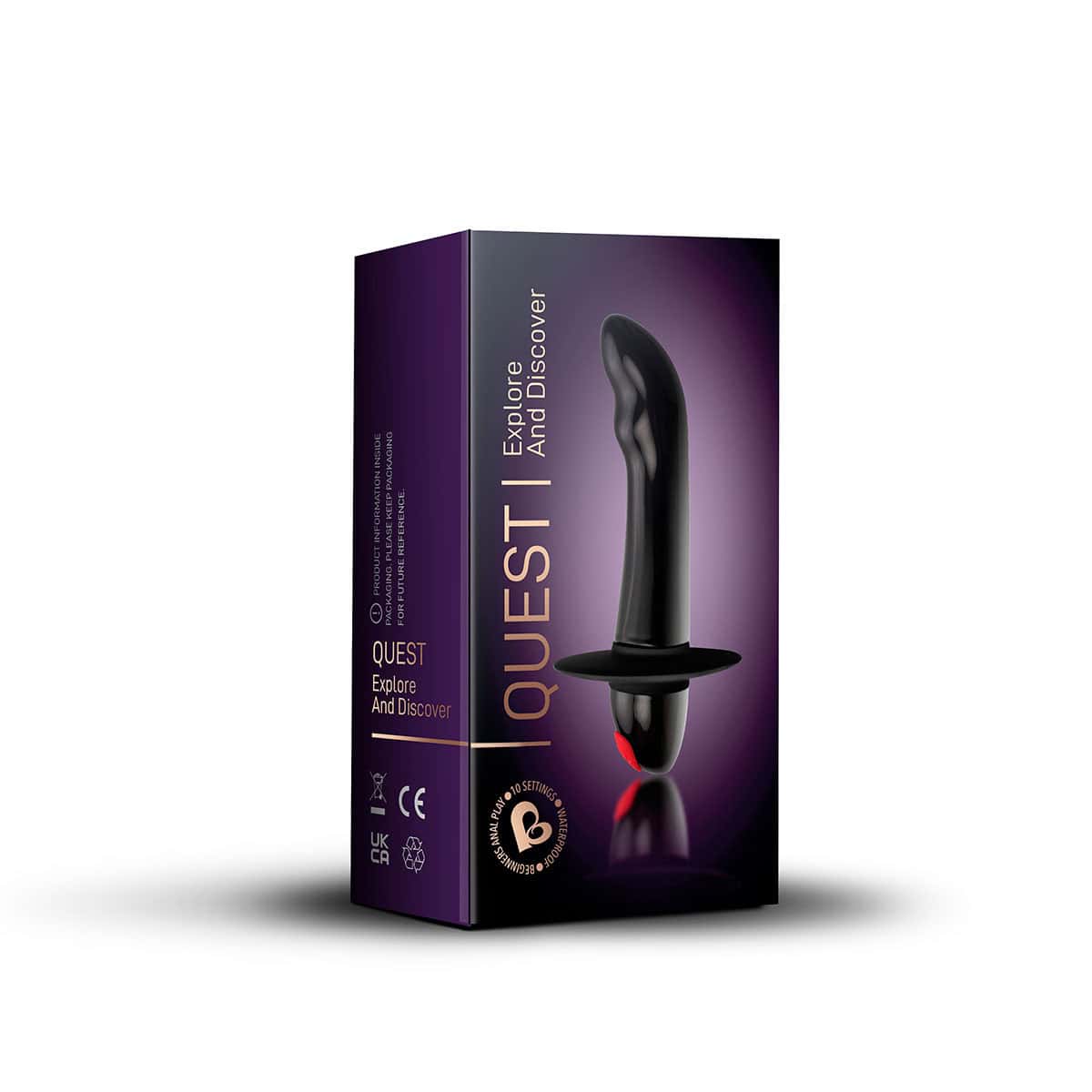 Buy a Rocks Off Quest Prostate Bullet  Black vibrator.
