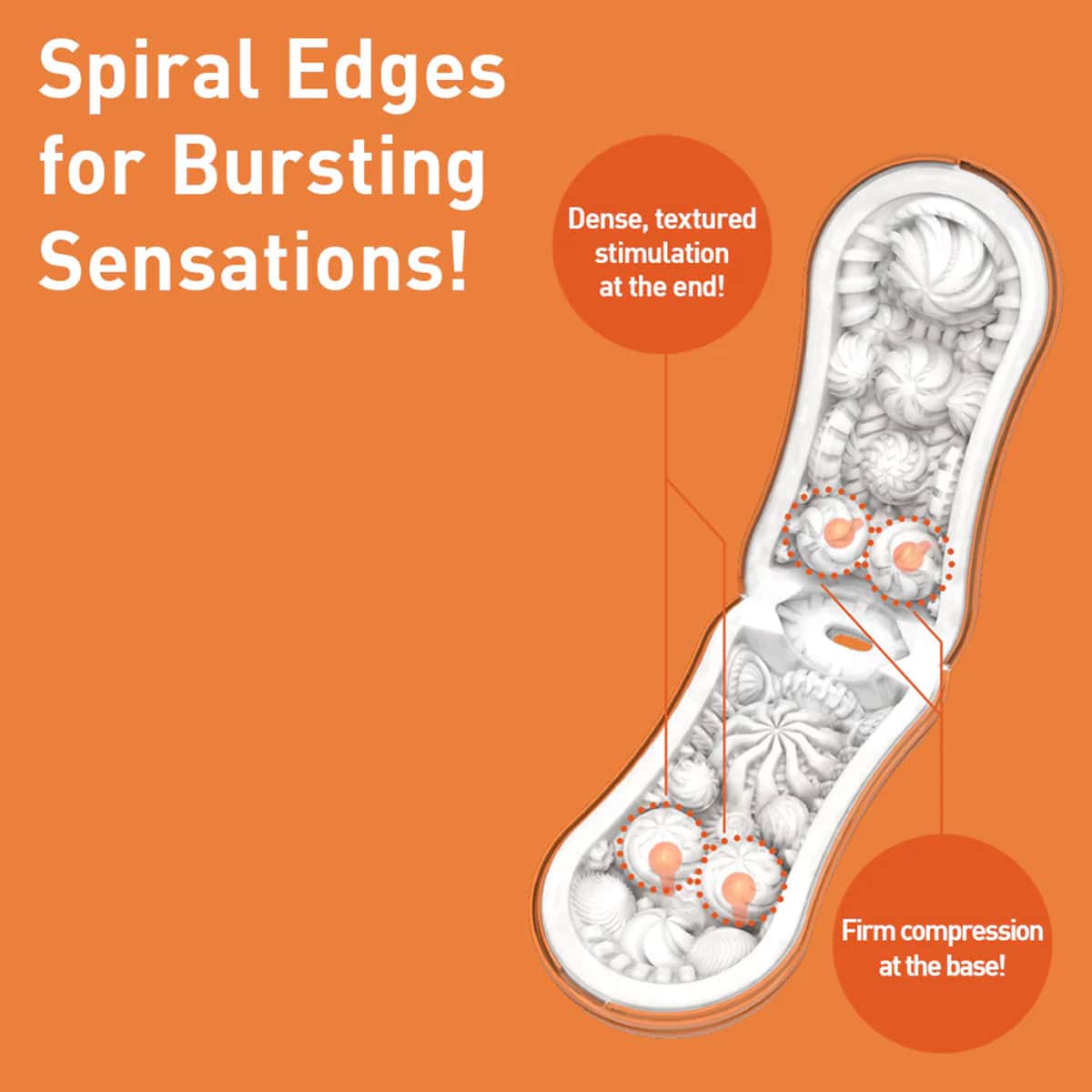 Buy a Tenga Flip Orb Sunset Orange vibrator.