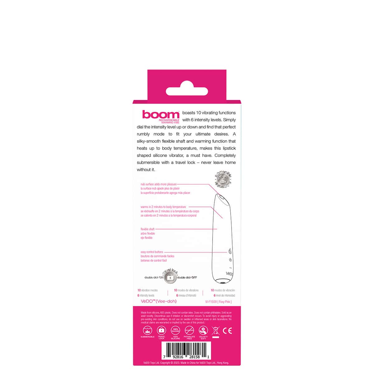 Buy a VeDO Boom Ultra Vibe  Pink vibrator.