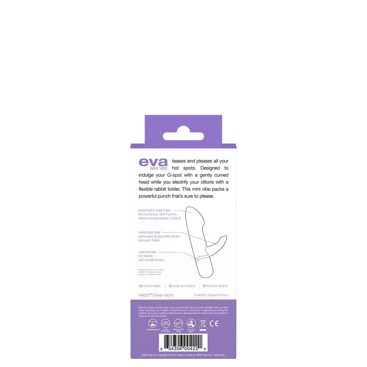 Buy a VeDO Eva Mini Vibe  Lavender vibrator.