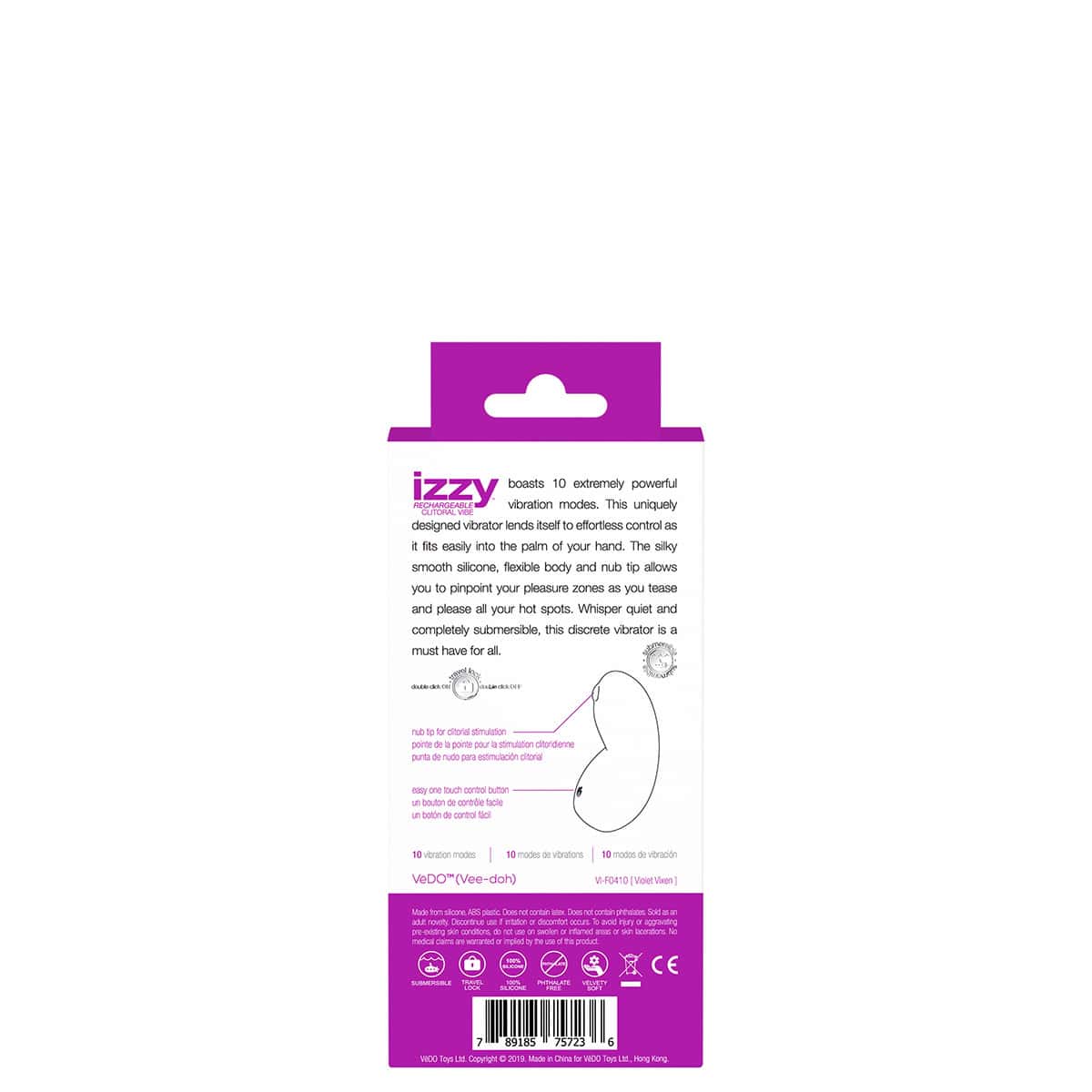Buy a VeDO Izzy Clitoral Vibrator  Violet vibrator.