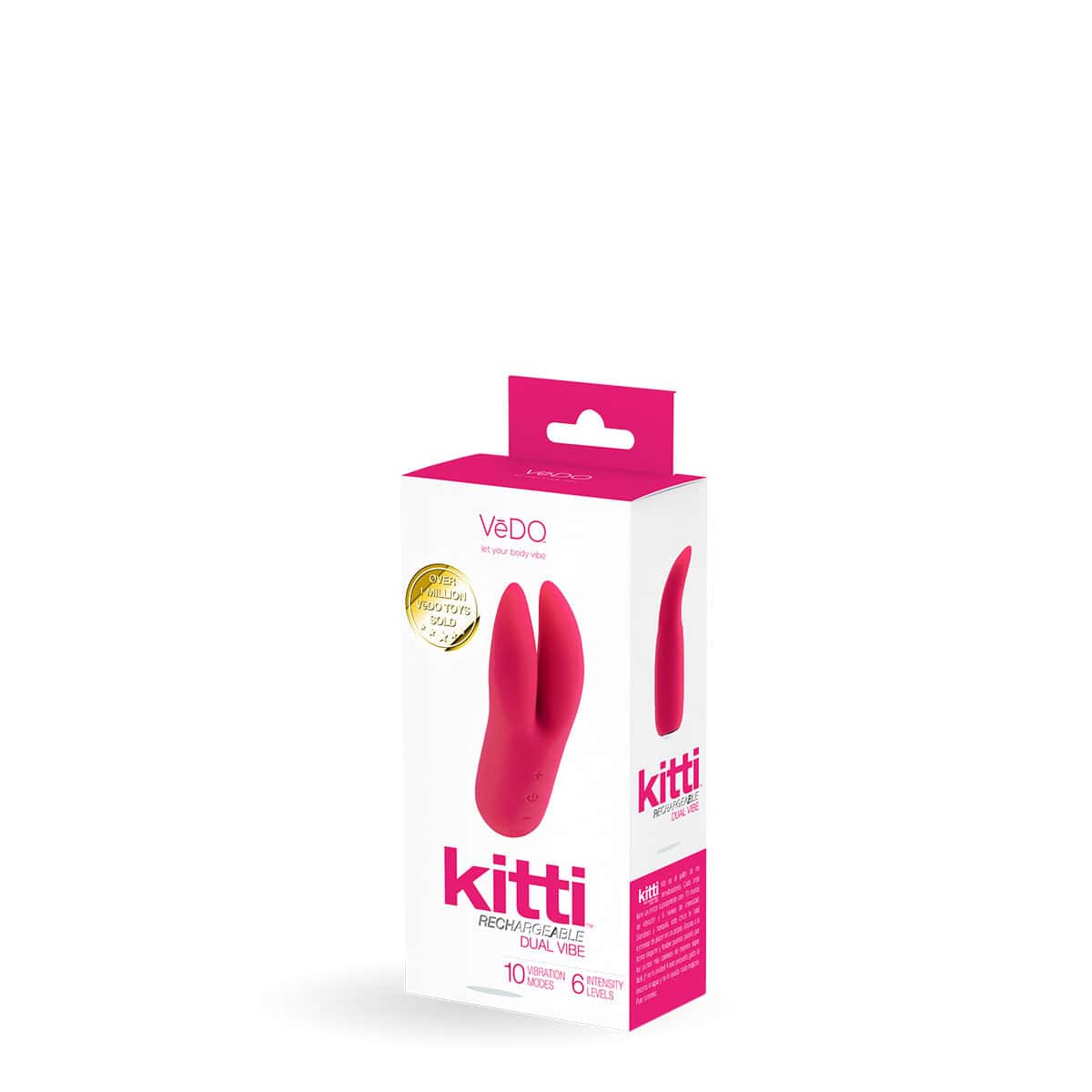 Buy a VeDO Kitti Dual Vibe  Pink vibrator.