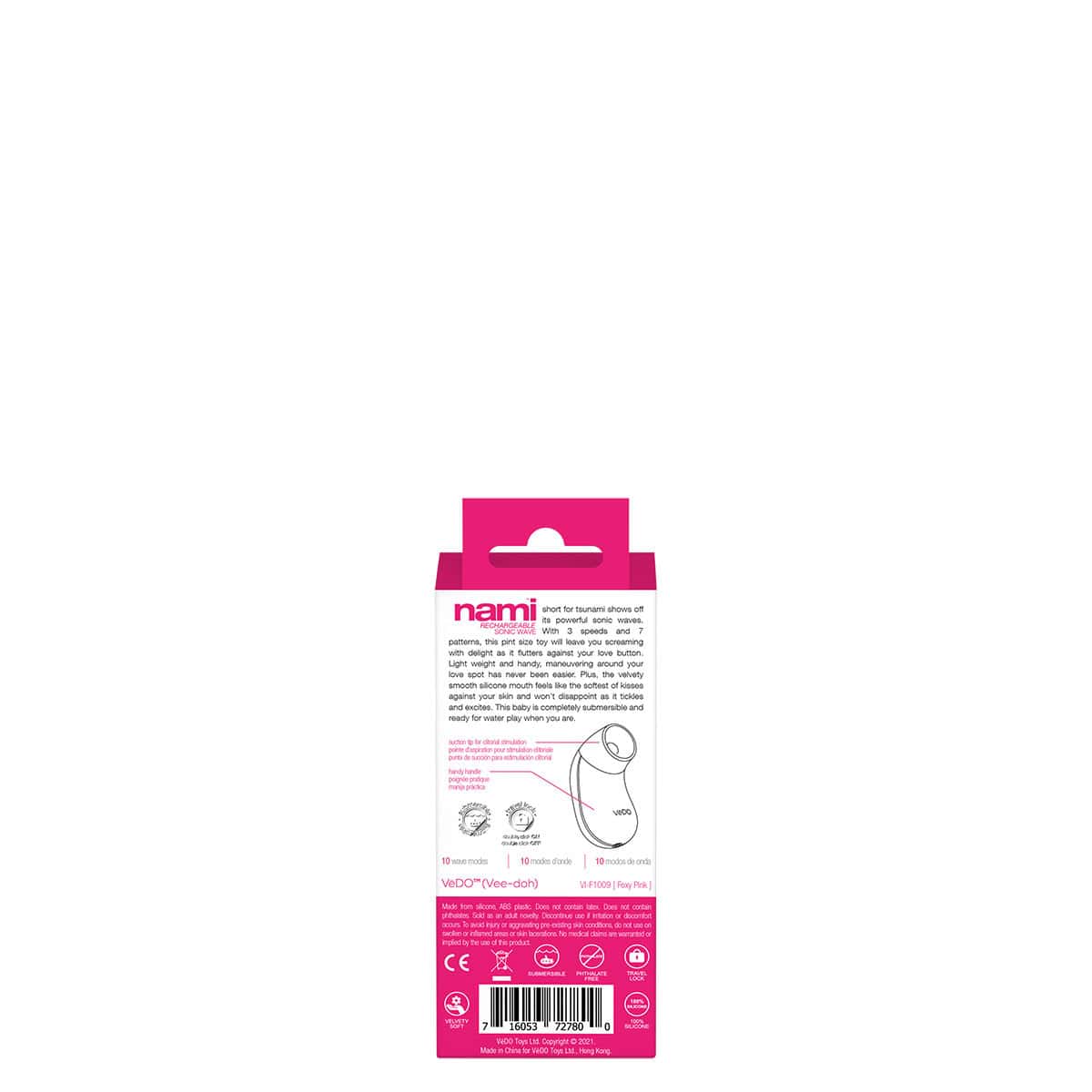 Buy a VeDO Nami Sonic Vibe  Pink vibrator.