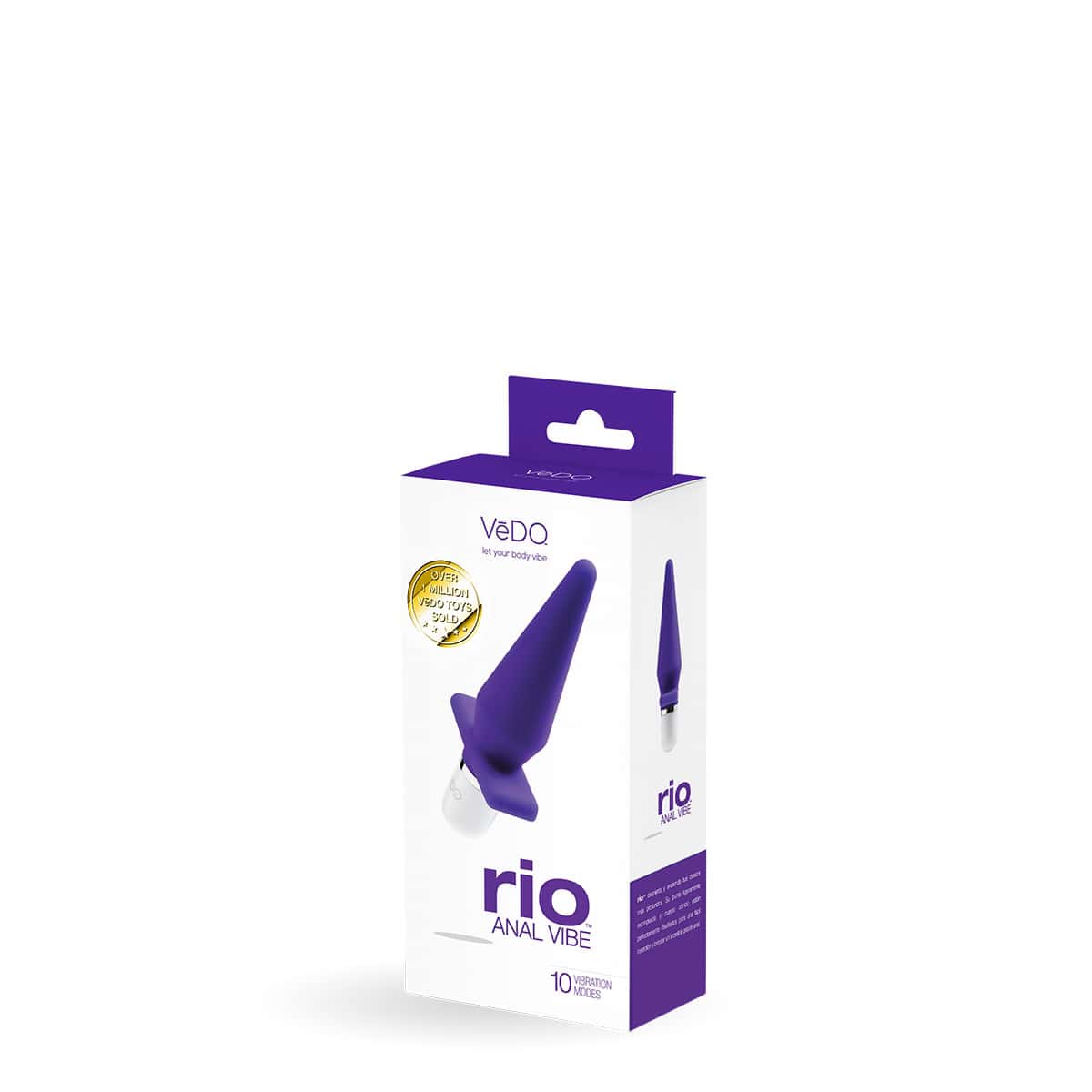 Buy a VeDO Rio Anal Vibe  Indigo vibrator.