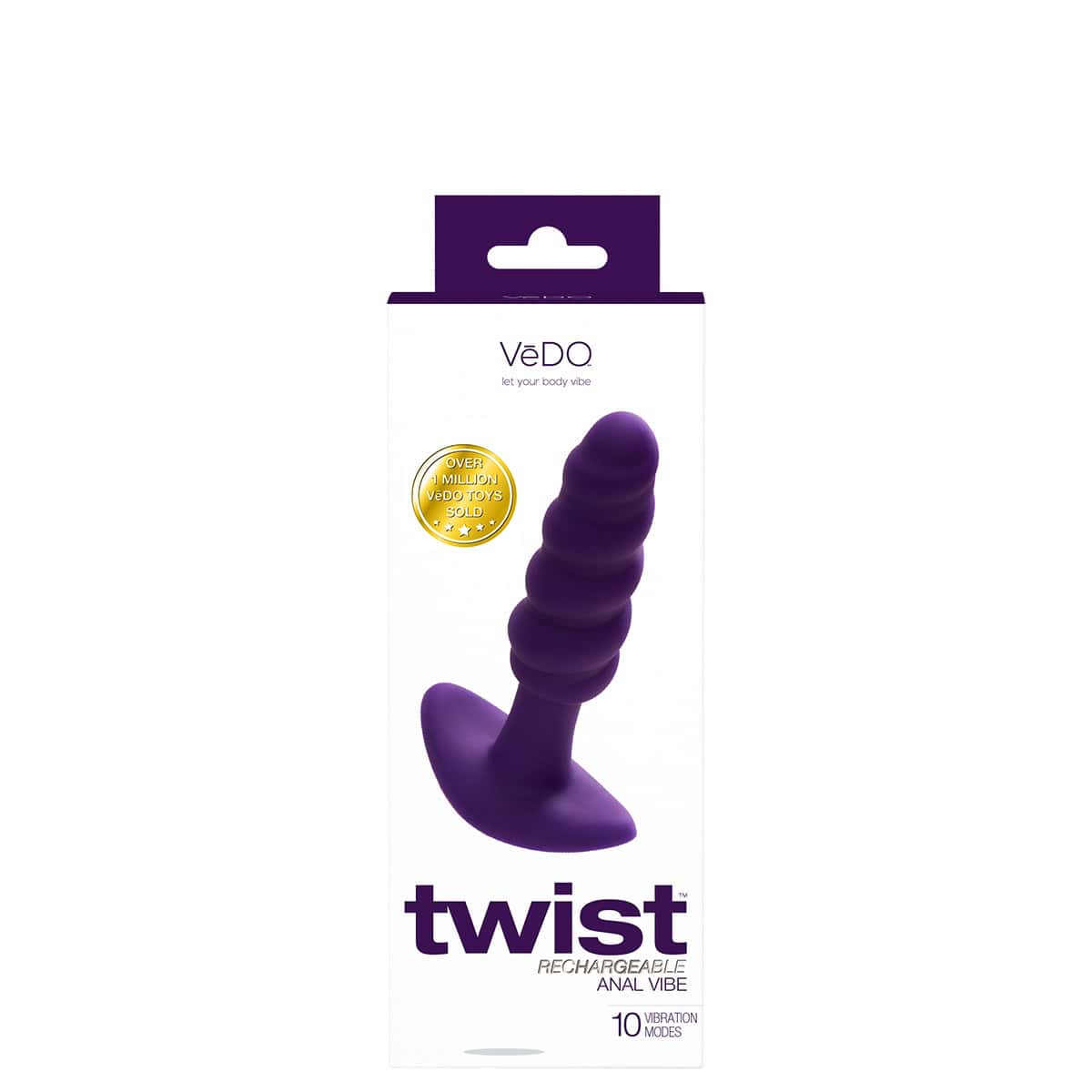 Buy a VeDO Twist Plug  Purple vibrator.