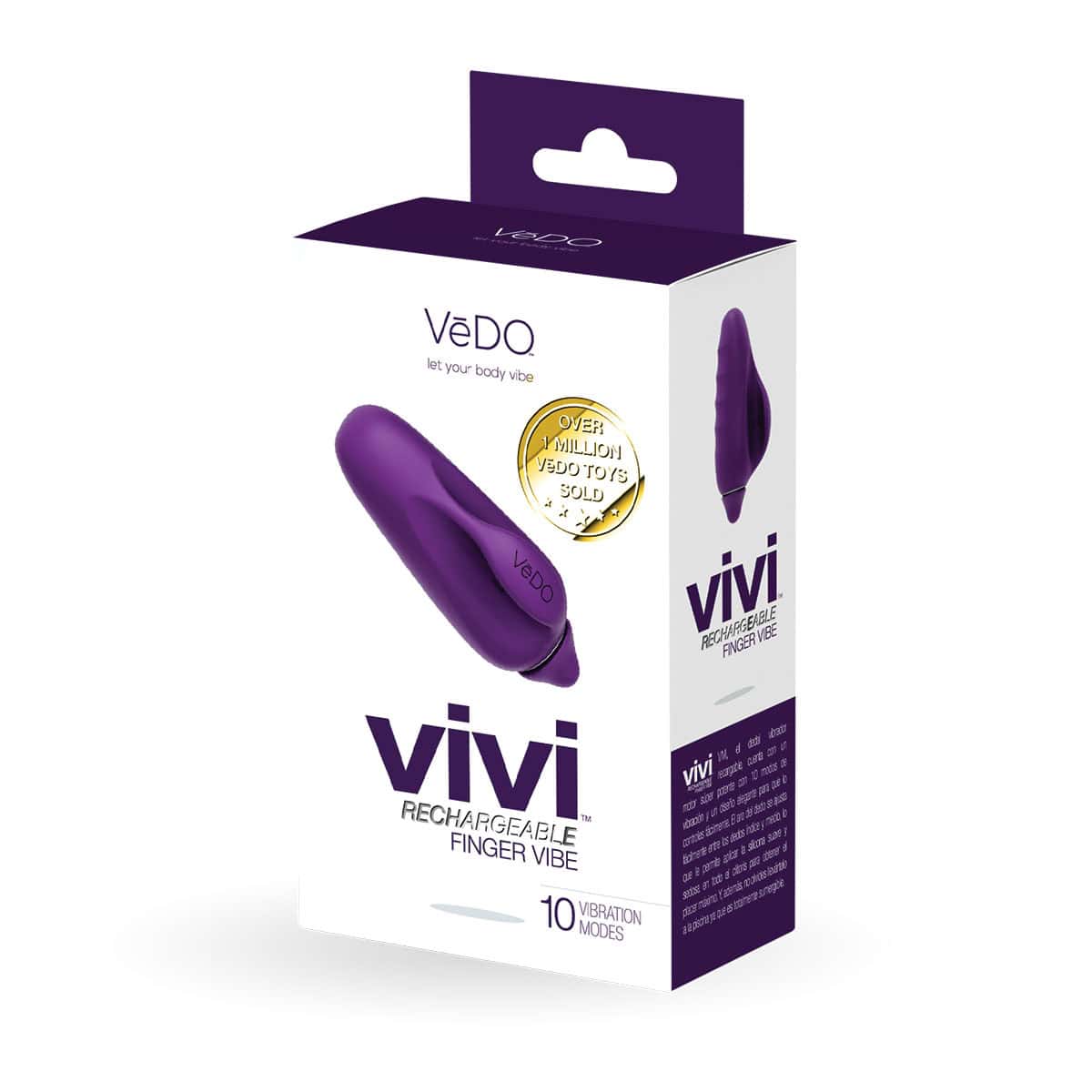 Buy a VeDO Vivi Finger Vibe  Deep Purple vibrator.